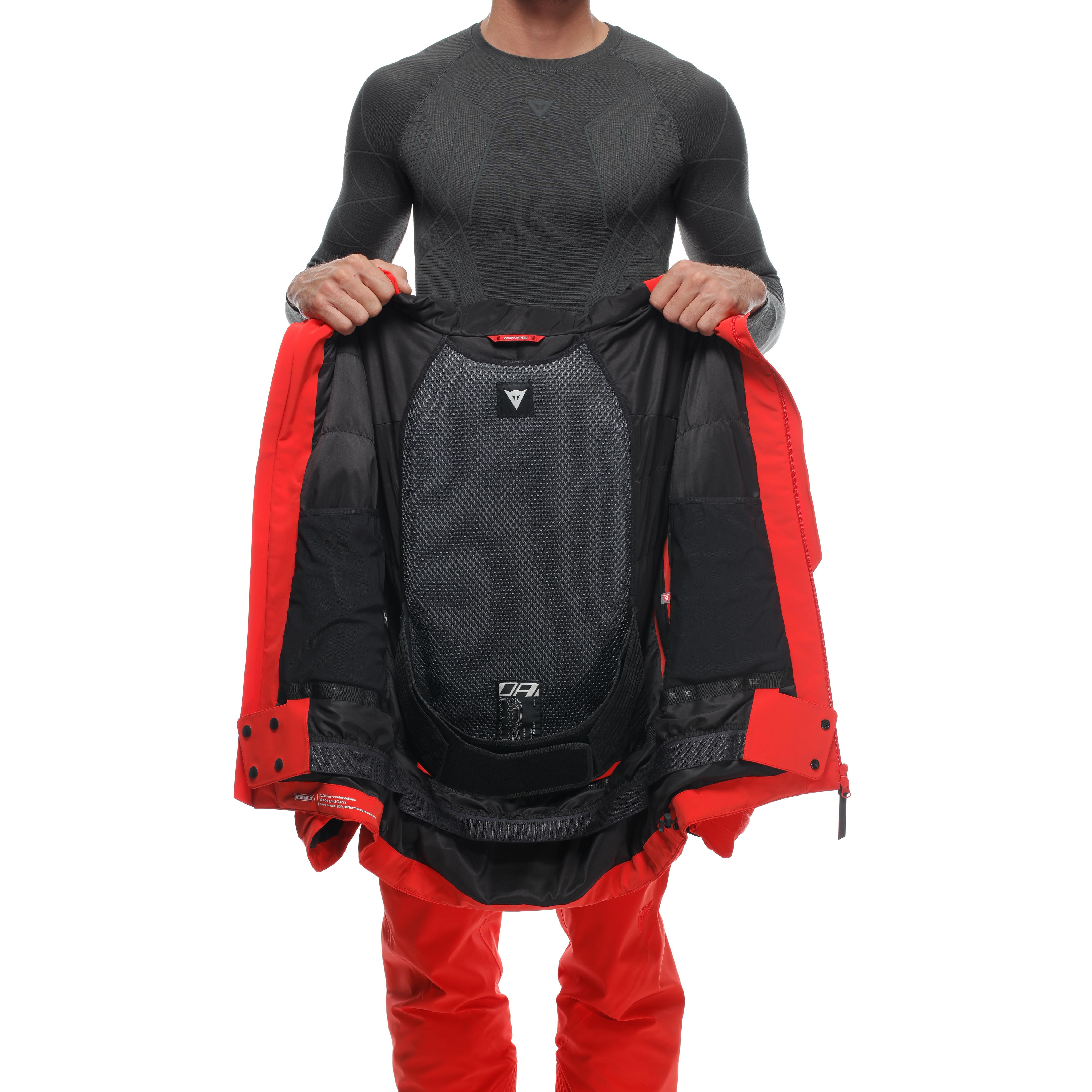 S001&nbsp;DERMIZAX EV&trade; FLEXAGON VESTE DE SKI HOMME - HIGH-RISK-RED - 9