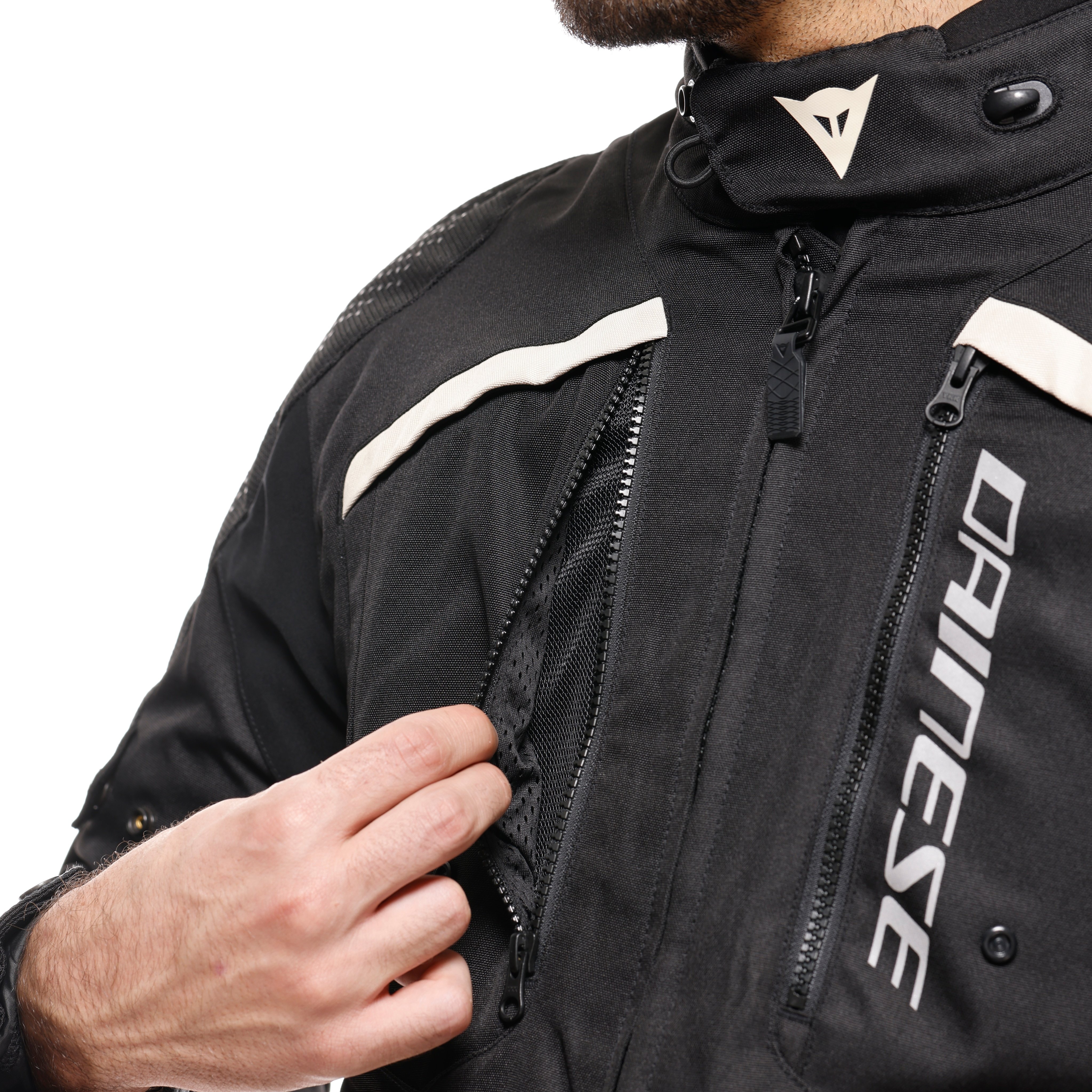 GULLFOSS D-DRY - MEN'S ALL SEASONS MOTORCYCLE JACKET | BLACK/BLACK