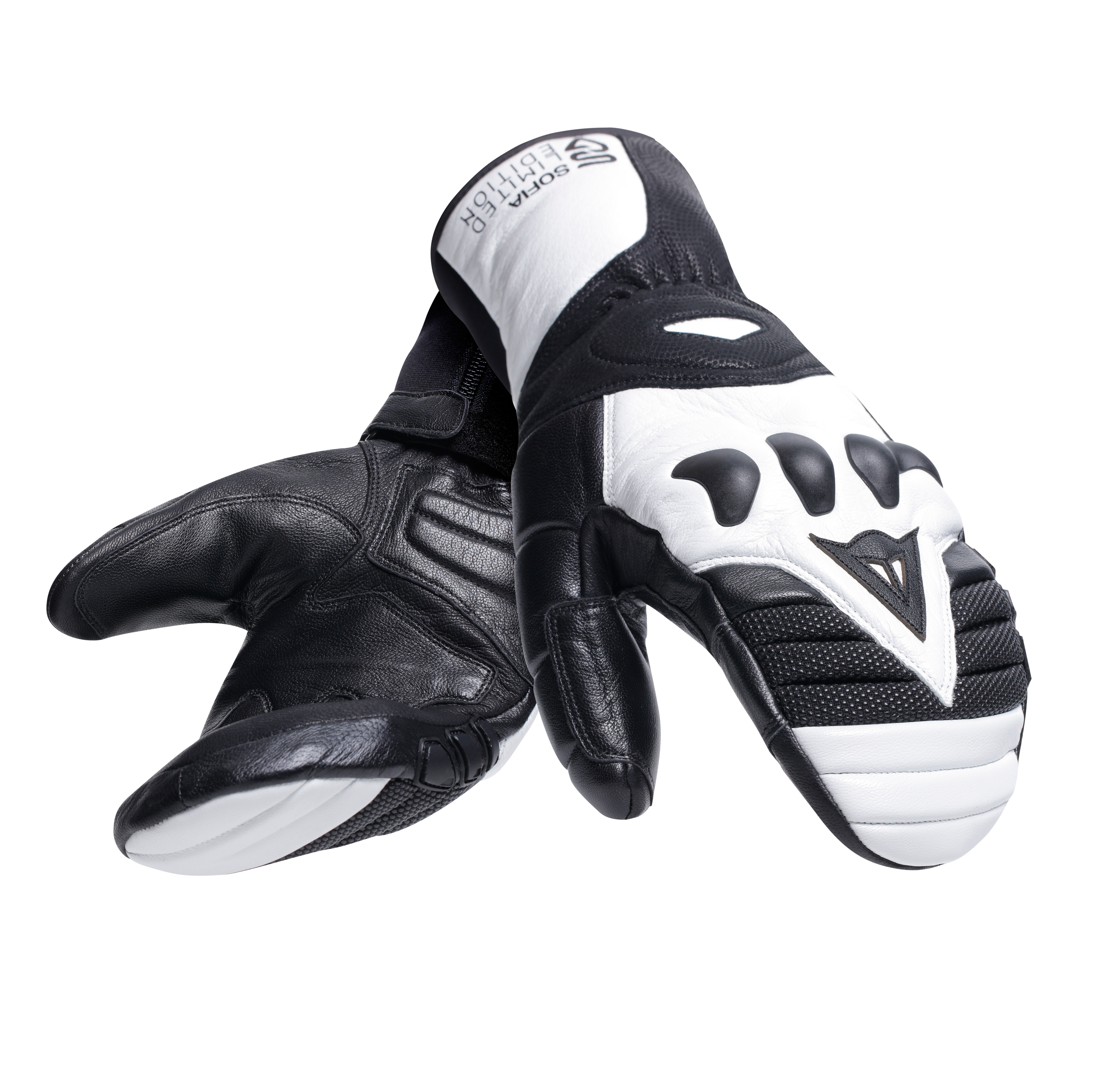 ERGOTEK PRO SOFIA GOGGIA MOUFLES SKI HOMME - WHITE/BLACK - 5
