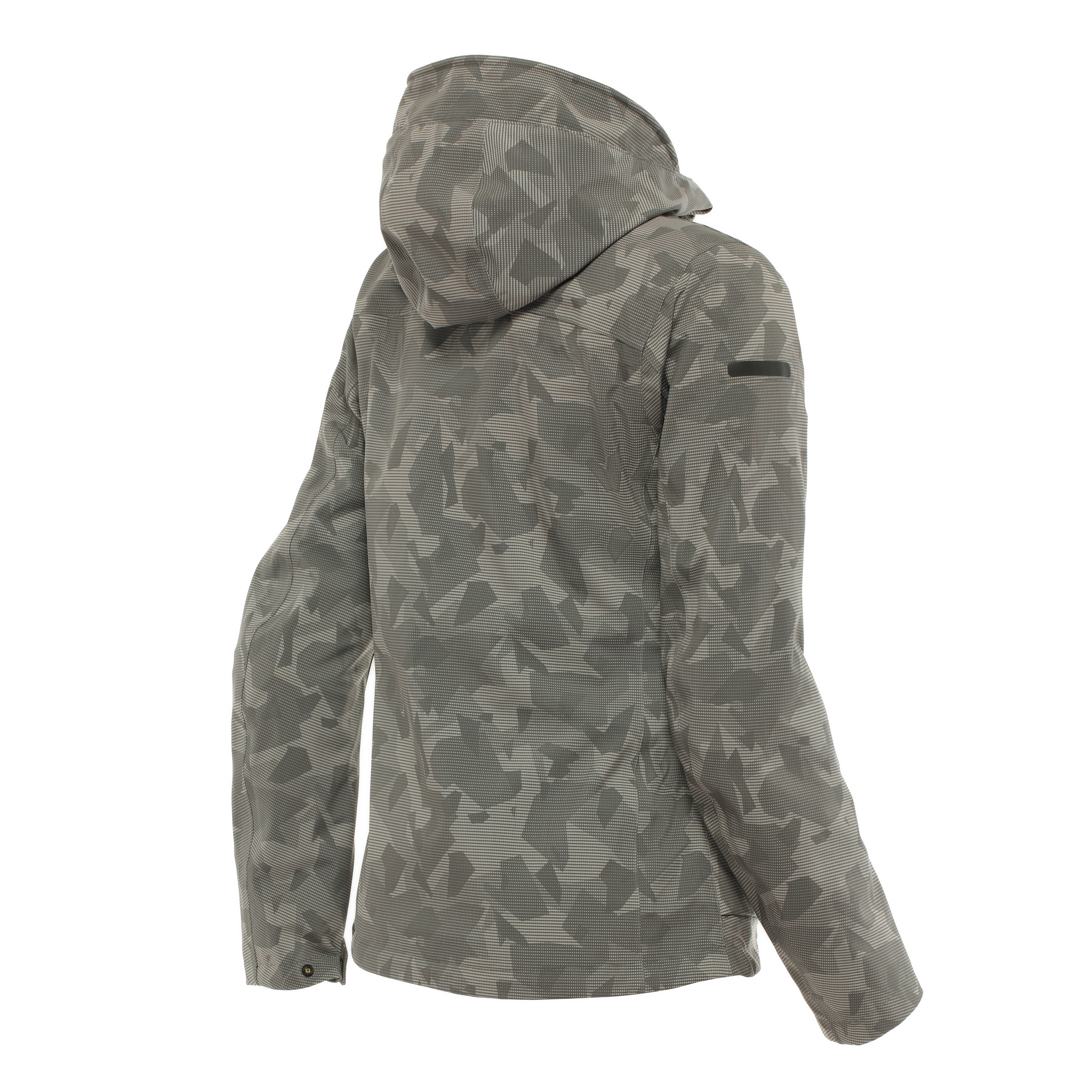 CENTRALE ABS&Oslash;LUTESHELL&trade; PRO - WOMEN'S WATERPROOF MOTORCYCLE JACKET - LONDON FOG CAMO DOTS - 2