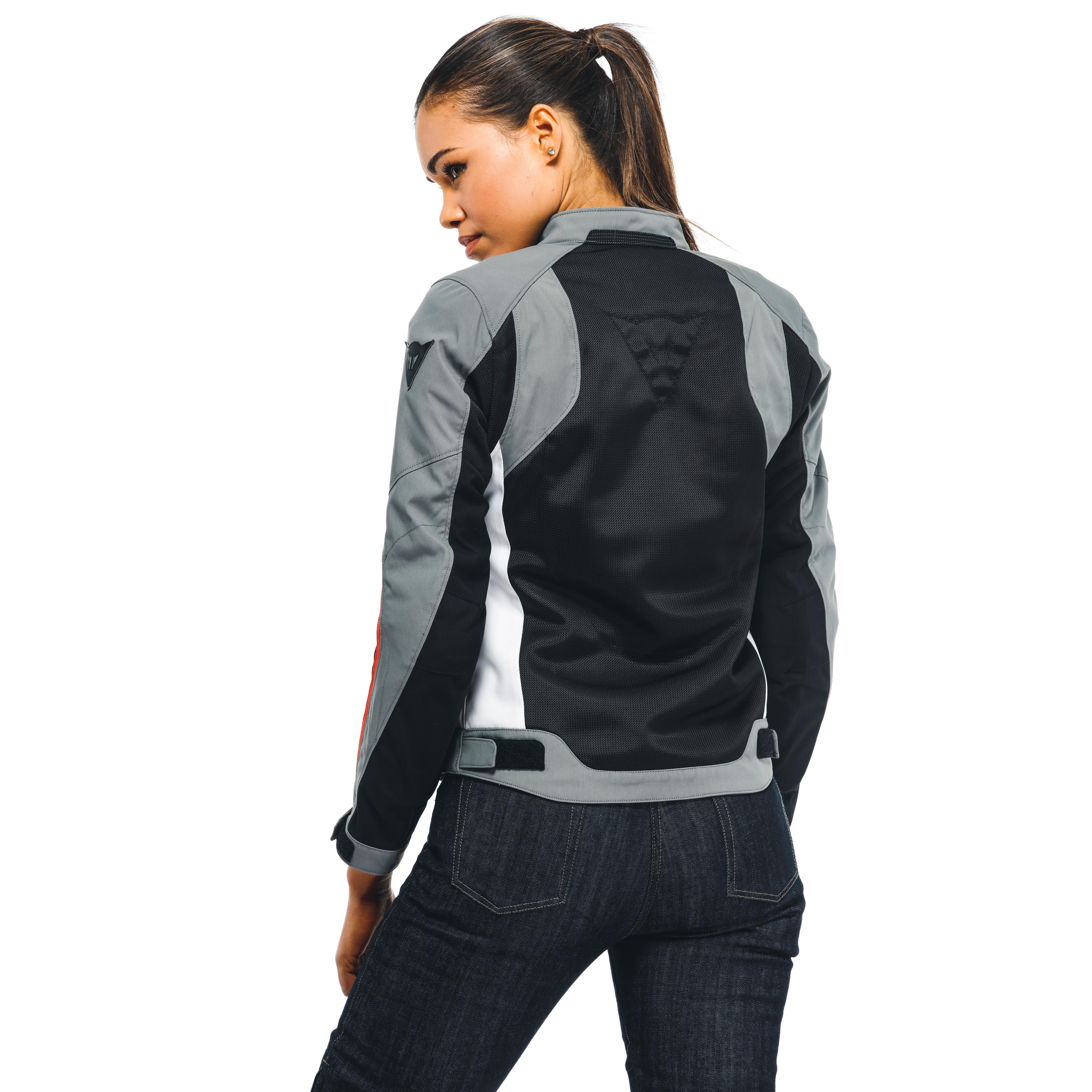 HYDRAFLUX 2 AIR D-DRY&reg;- WOMEN'S WATERPROOF MOTORCYCLE JACKET - BLACK/CHARCOAL-GRAY/LAVA-RED - 7