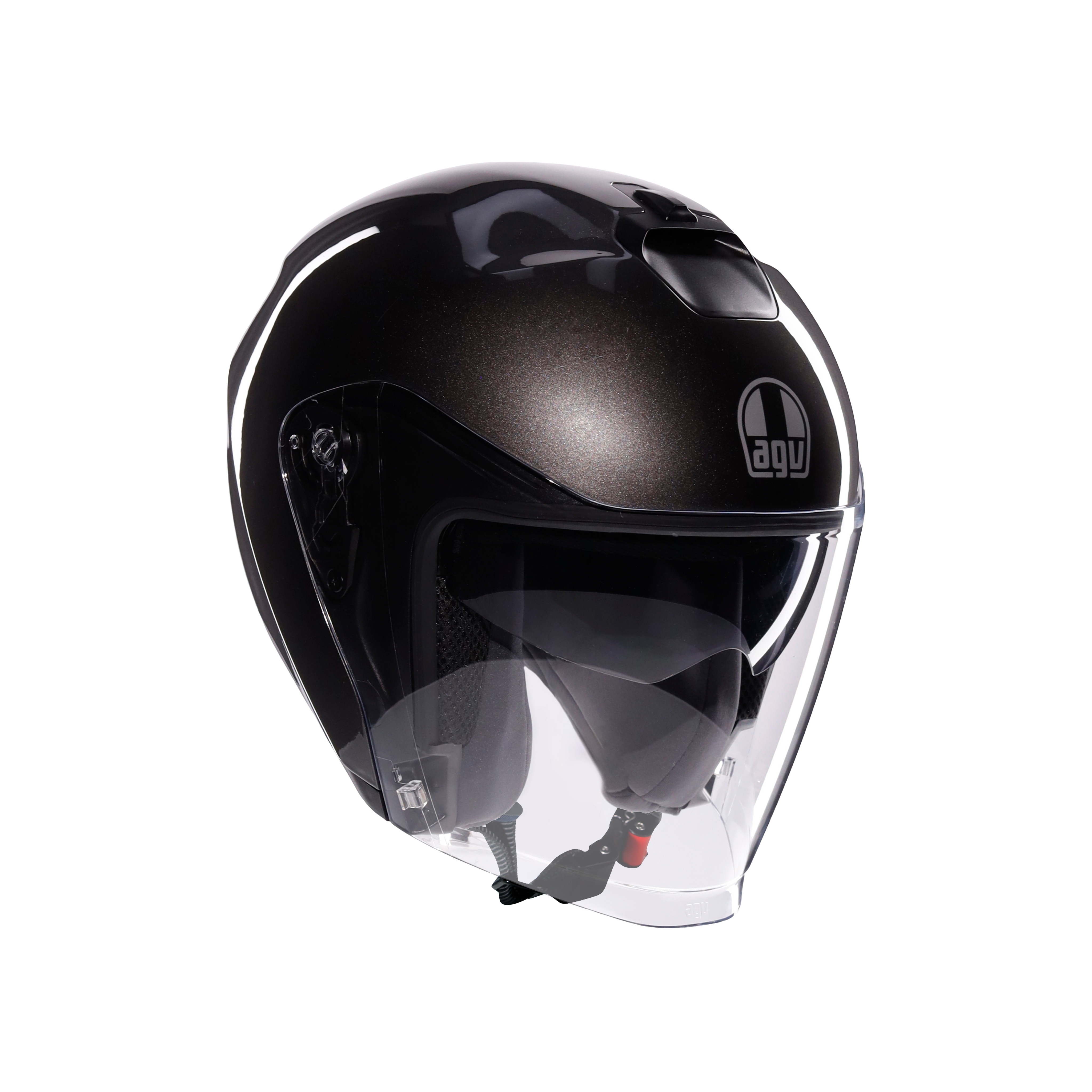IRIDES MONO ASFALTO GREY - CASQUE MOTO JET E2206 -  - 1