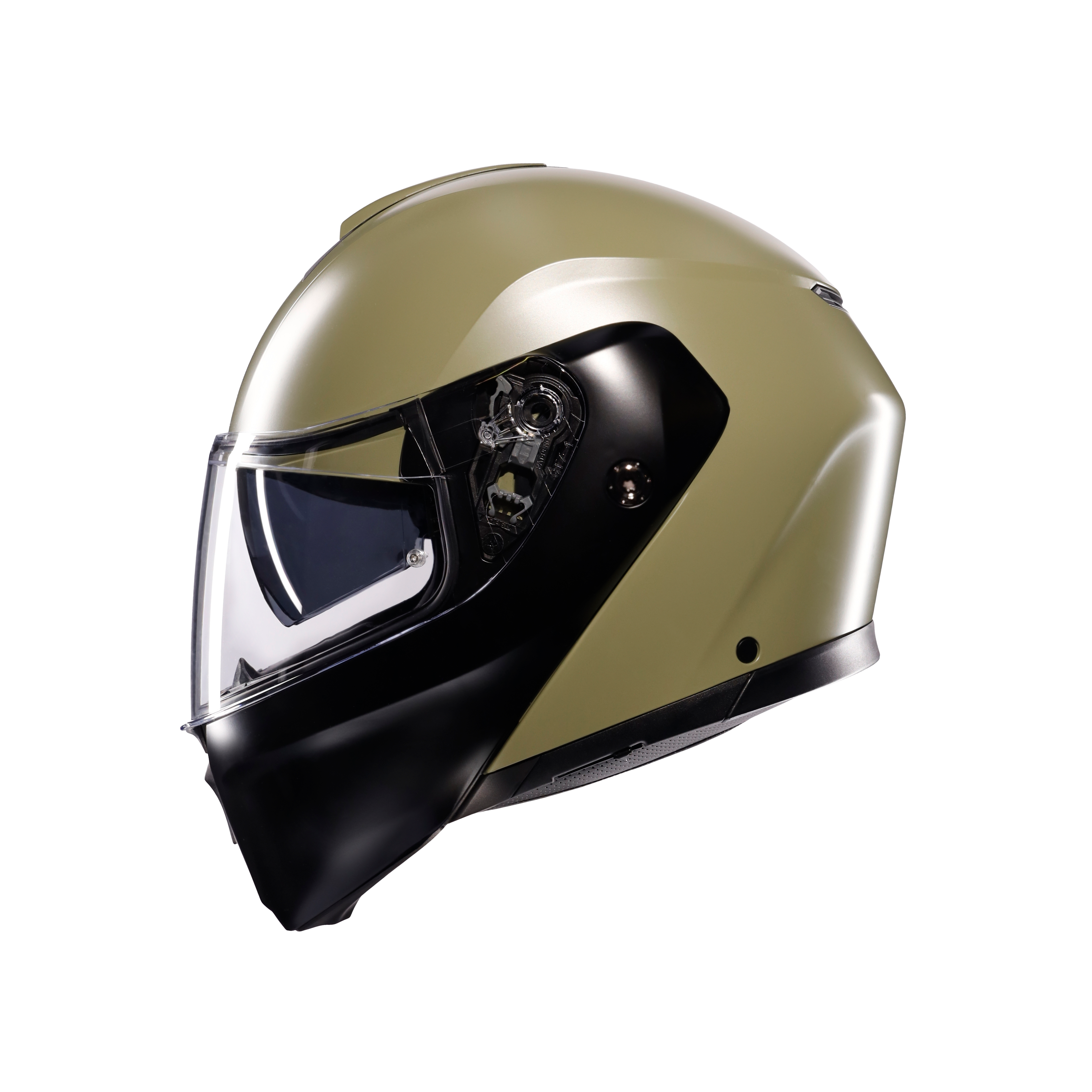 STREETMODULAR MONO MATT PASTELLO GREEN/BLACK - MOTORBIKE FLIP UP HELMET DOT(E2206) -  - 2