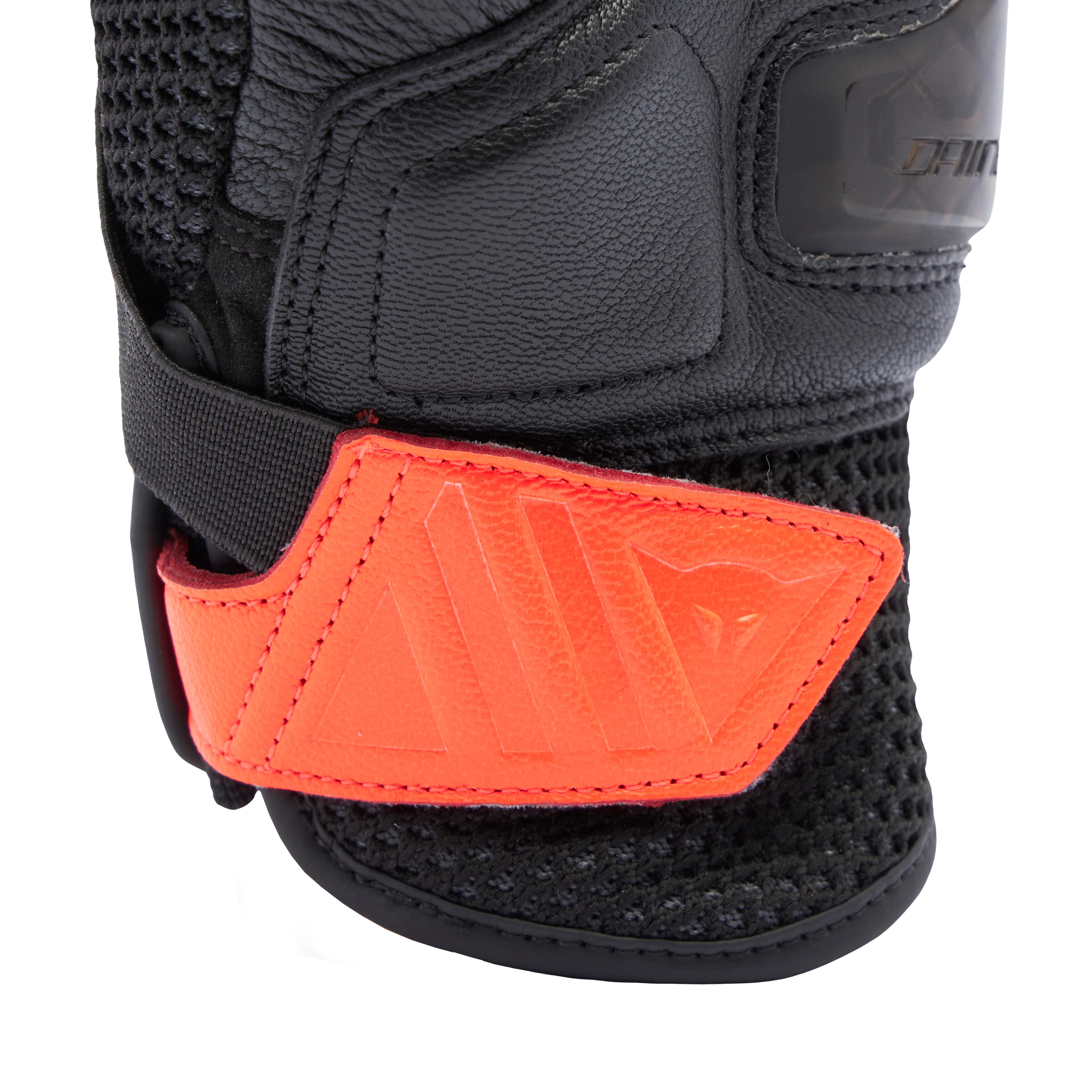 X-RIDE 2 ERGO-TEK - MEN'S MOTORCYCLE GLOVES - BLACK/RED FLUO - 10
