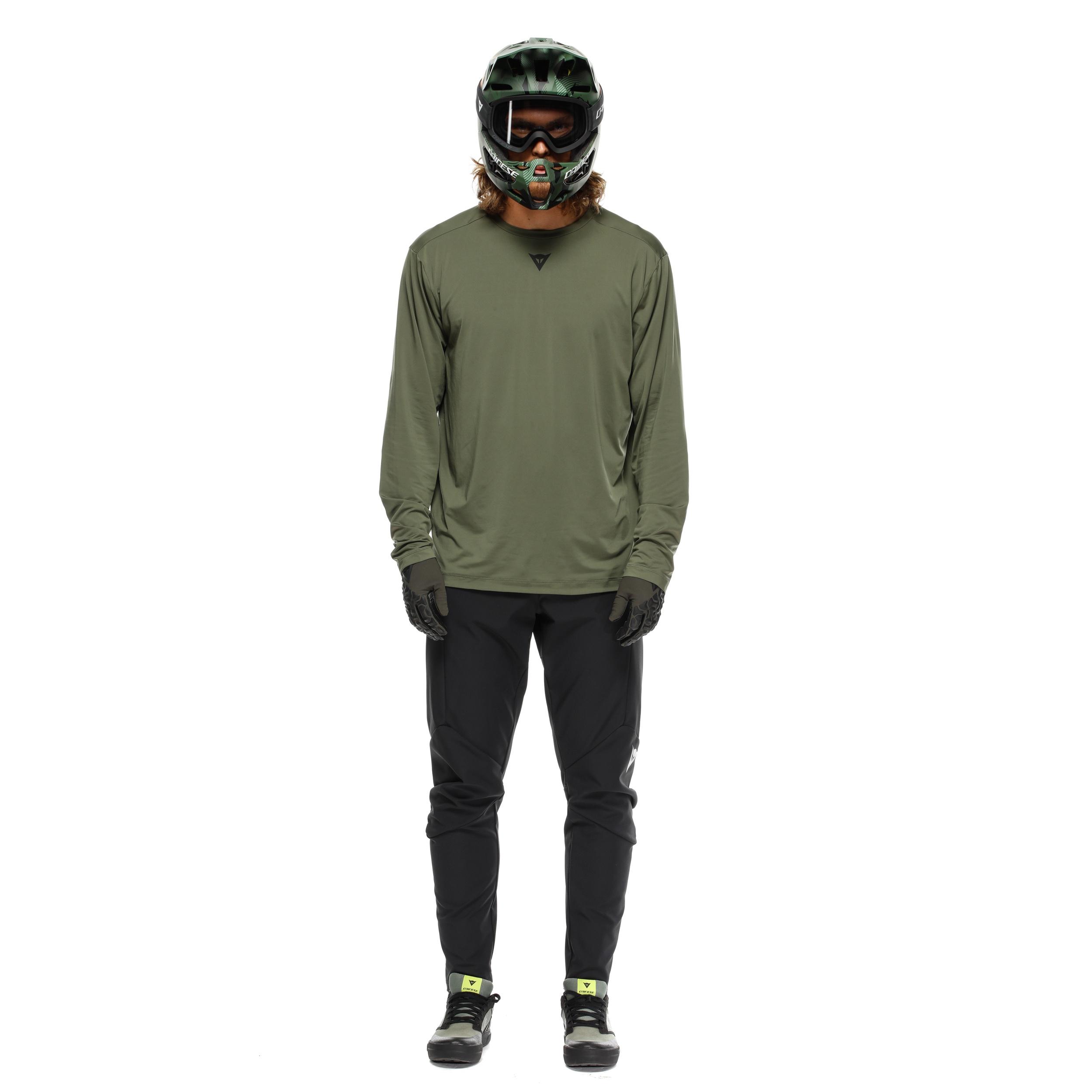 HG ROX JERSEY LS - MEN'S LONG SLEEVE BIKE T-SHIRT - GREEN - 3