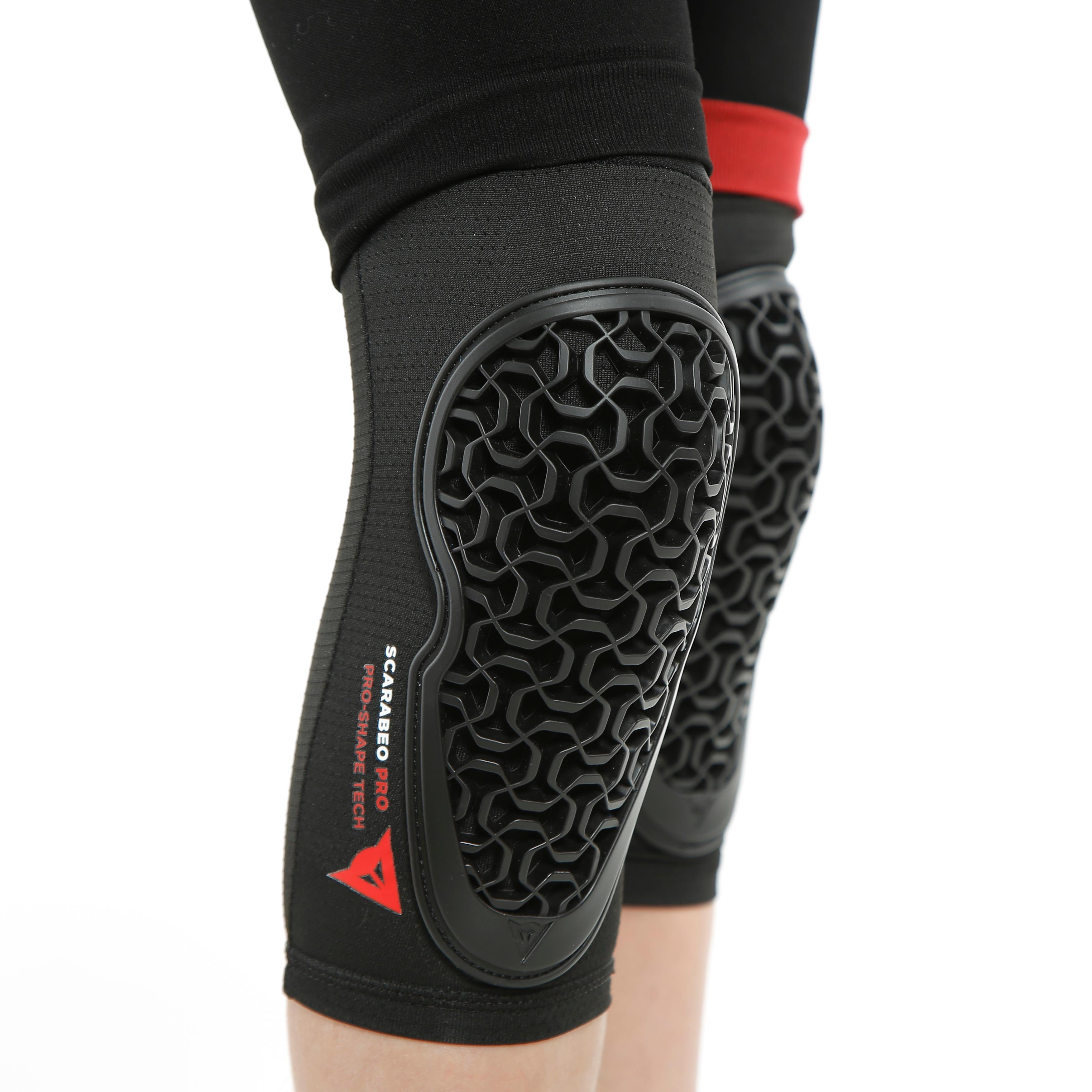 SCARABEO PRO - BIKE KNEE GUARDS FOR KIDS - BLACK - 9