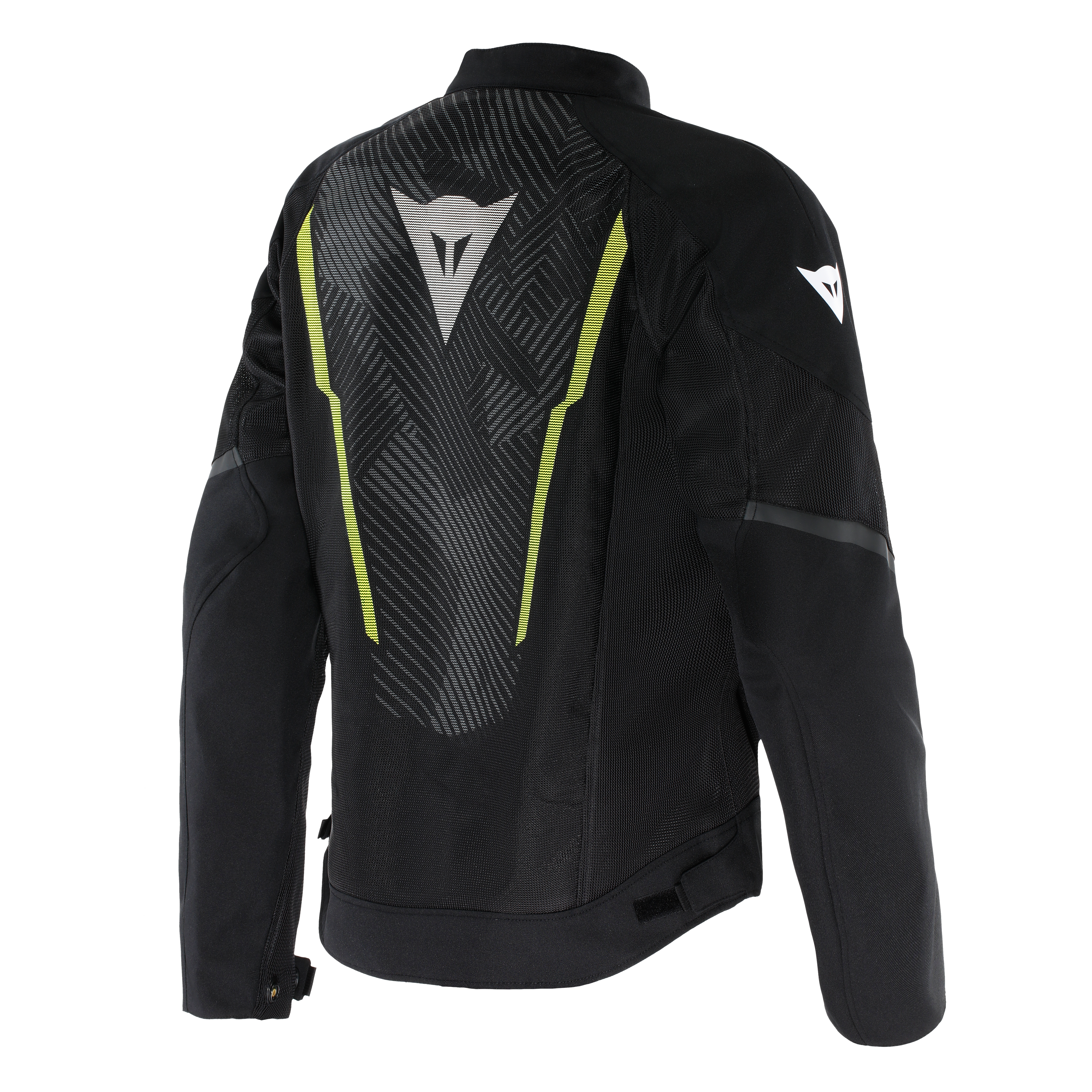HEROSPHERE AIR TEX - GIACCA MOTO IN TESSUTO UOMO - BLACK/WHITE/YELLOW-FLUO - 2