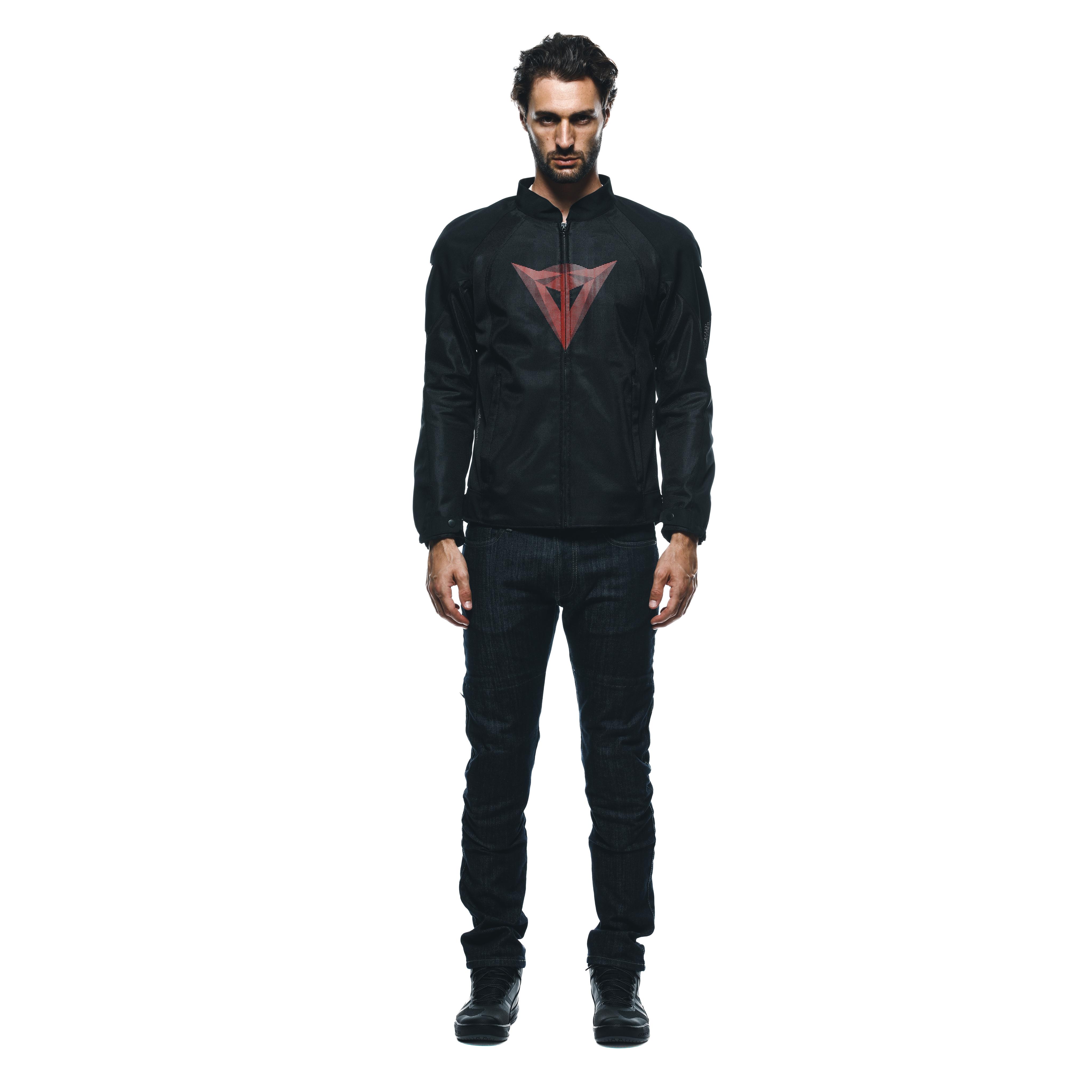 HEROSPHERE AIR - GIUBBOTTO MOTO ESTIVO UOMO - BLACK/RED DIAMOND - 3