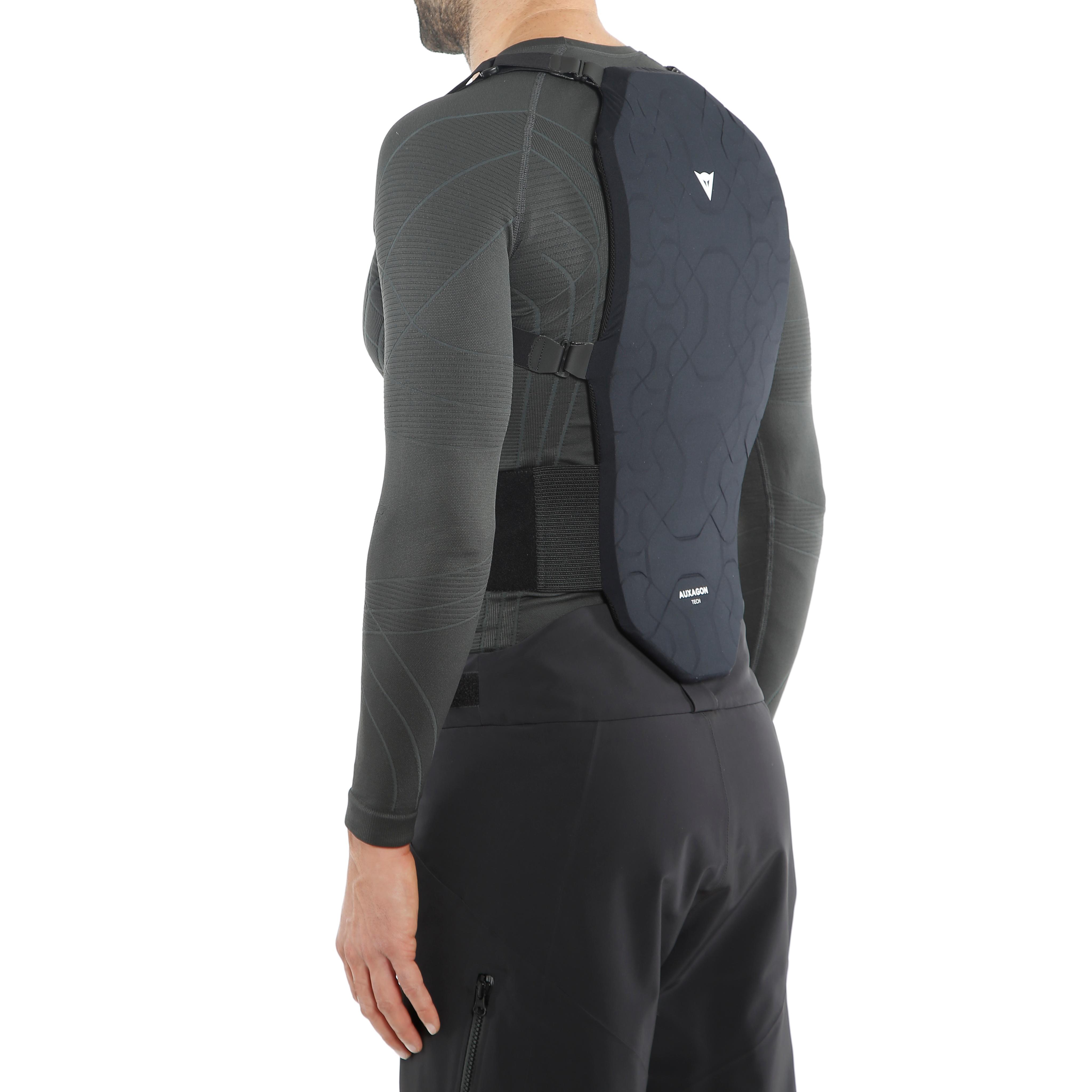 AUXAGON 2 SKI BACK PROTECTOR - STRETCH-LIMO/BLACK - 3
