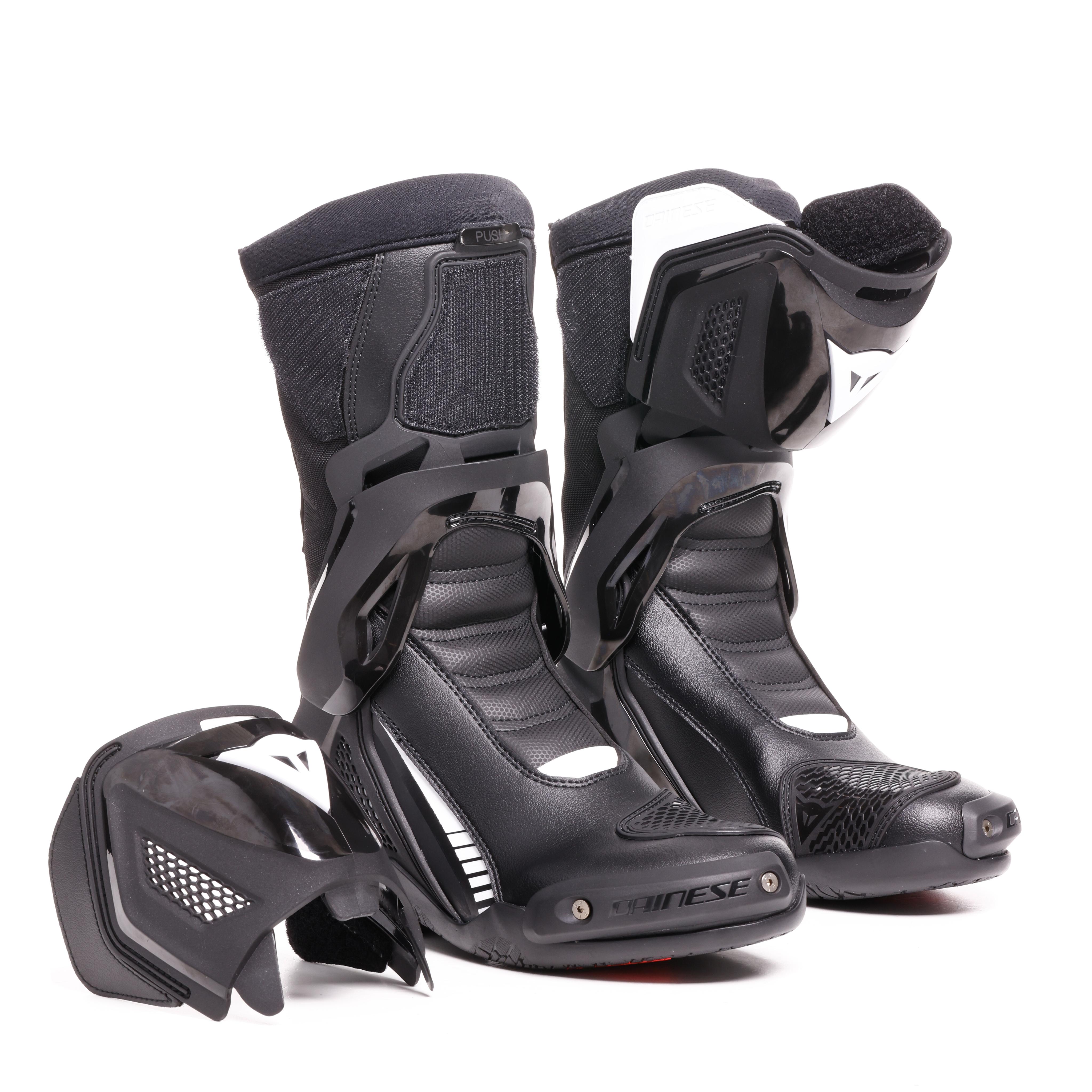 NEXUS 3 IN & OUT - MOTORCYCLE BOOTS WOMEN | BLACK/BLACK/WHITE