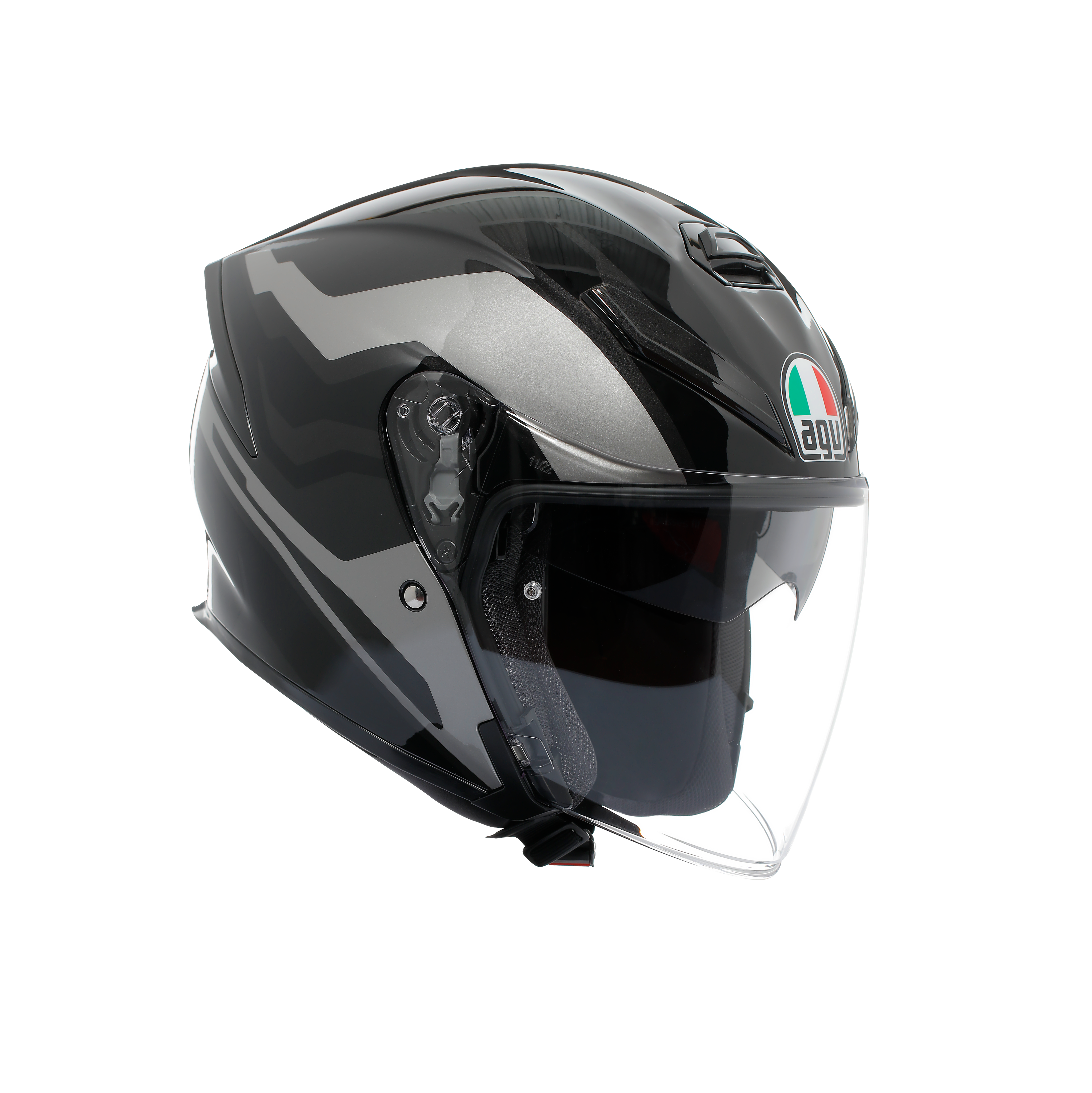 K5 JET EVO TUNE GREY/BLACK - CASQUE MOTO JET E2206 -  - 6