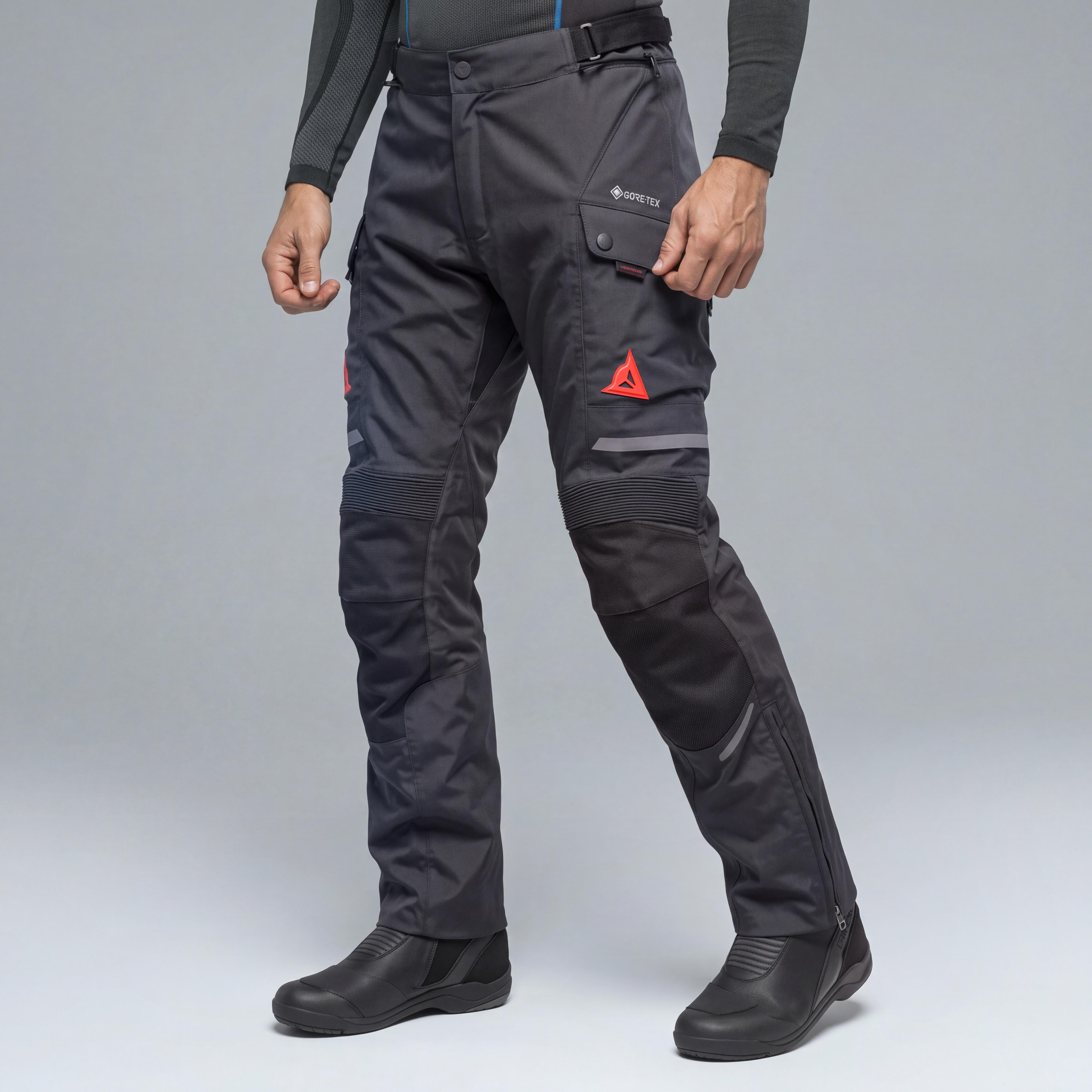 SUPER EXPEDITION - PANTALON MOTO GORE-TEX HOMME - BLACK/RED - 3