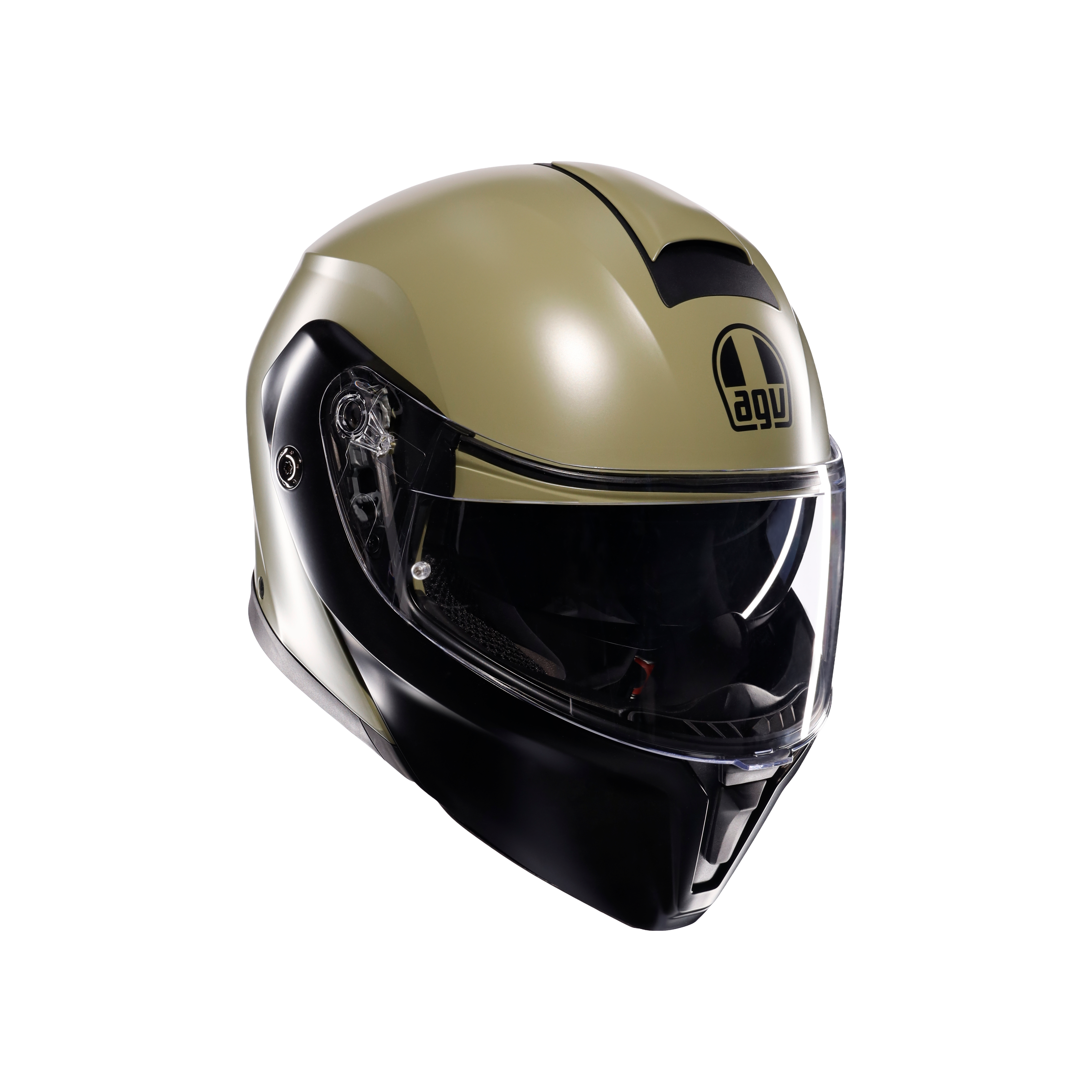 STREETMODULAR MONO MATT PASTELLO GREEN/BLACK - MOTORBIKE FLIP UP HELMET DOT(E2206) -  - 6