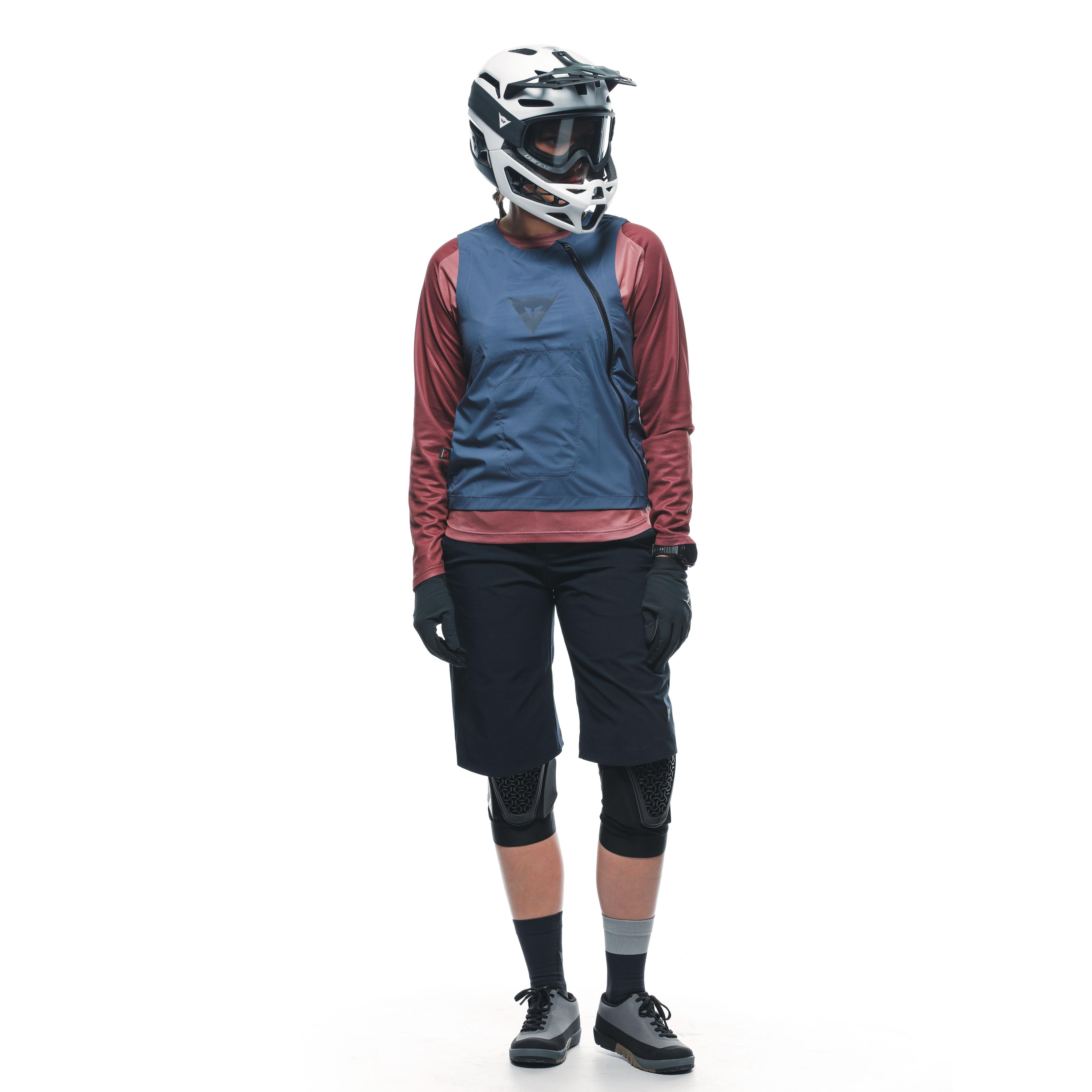 HGC HYBRID - WOMEN'S WINDPROOF BIKE VEST - DARK-GRAY - 3