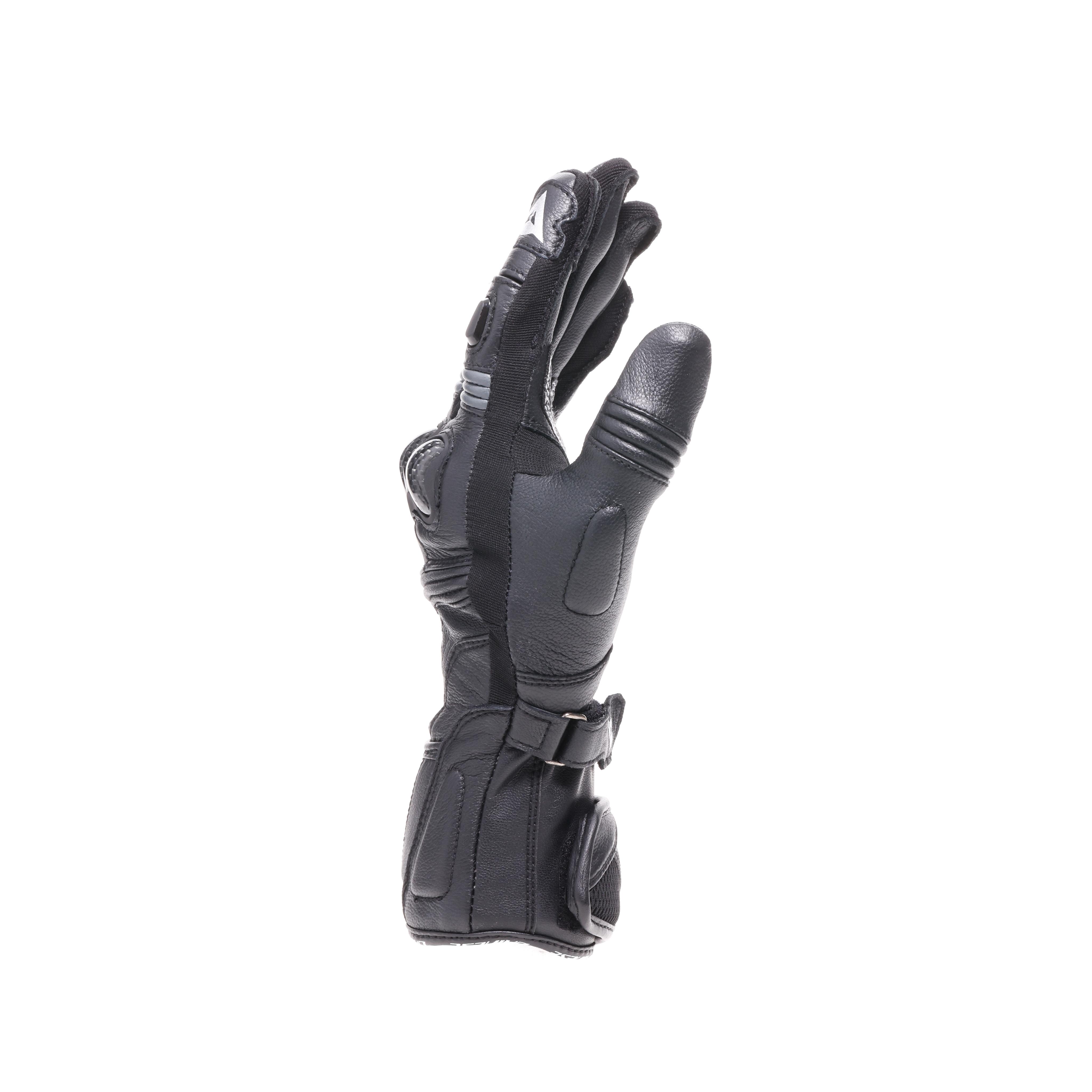REACTO CARBON LONG - GANTS MOTO EN CUIR FEMME - BLACK/ANTHRACITE - 2