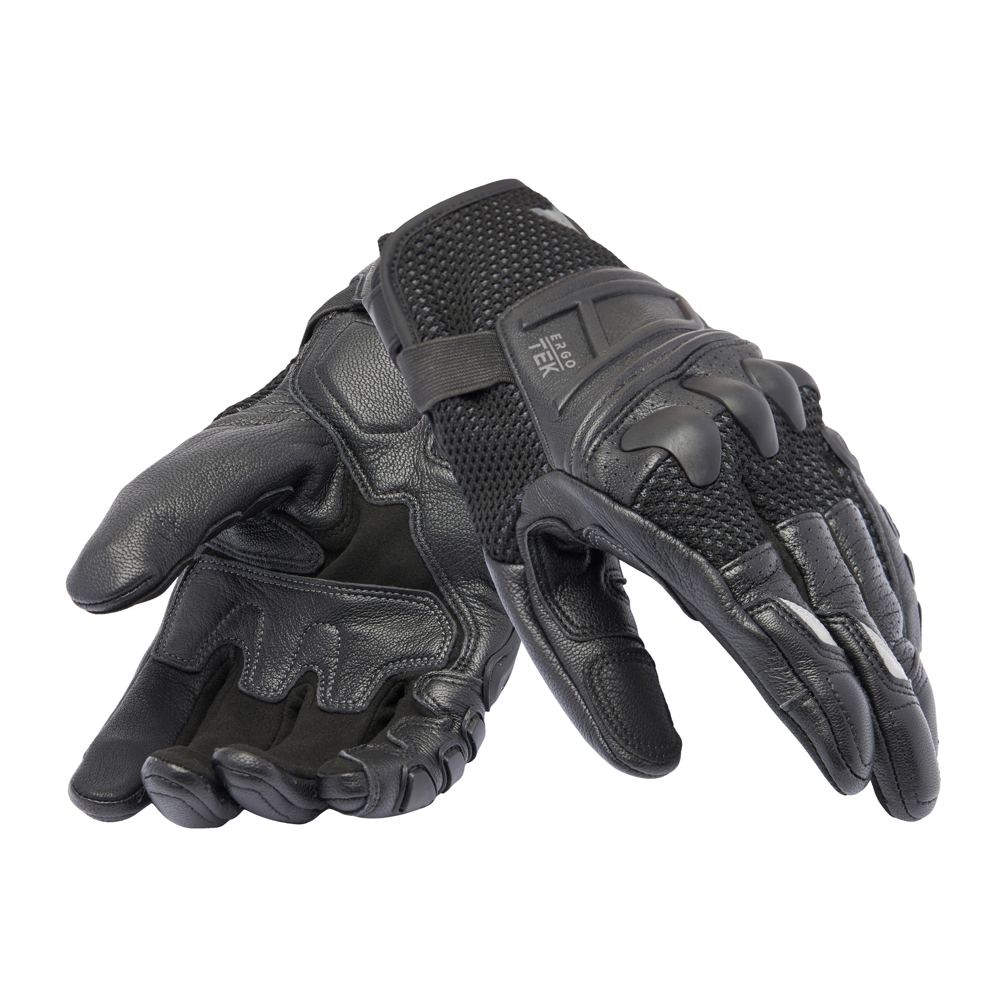 X-RIDE 2 ERGO-TEK GLOVES - BLACK/BLACK - 5