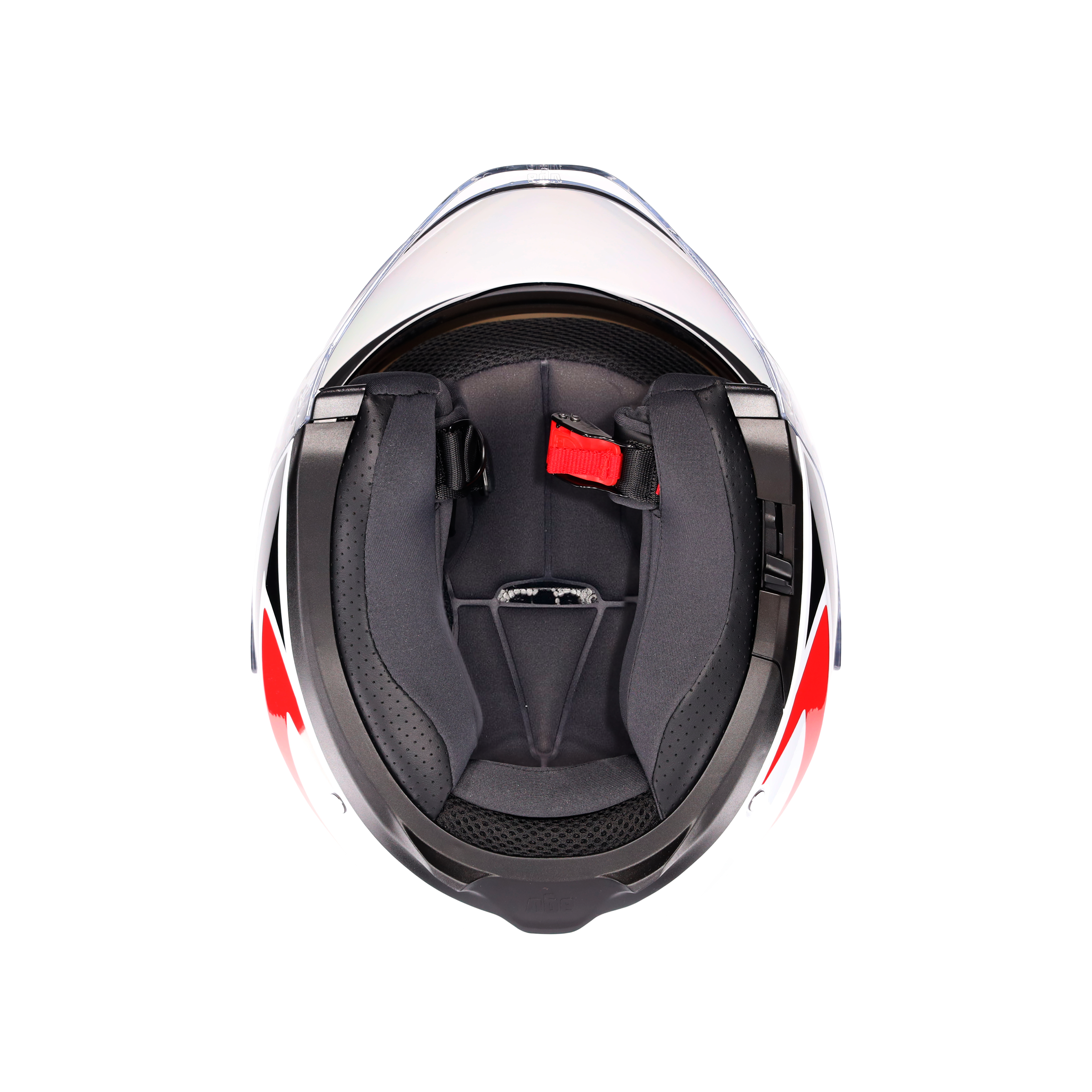 IRIDES TOLOSA BLACK/GREY/RED - MOTORBIKE OPEN FACE HELMET E2206 -  - 8