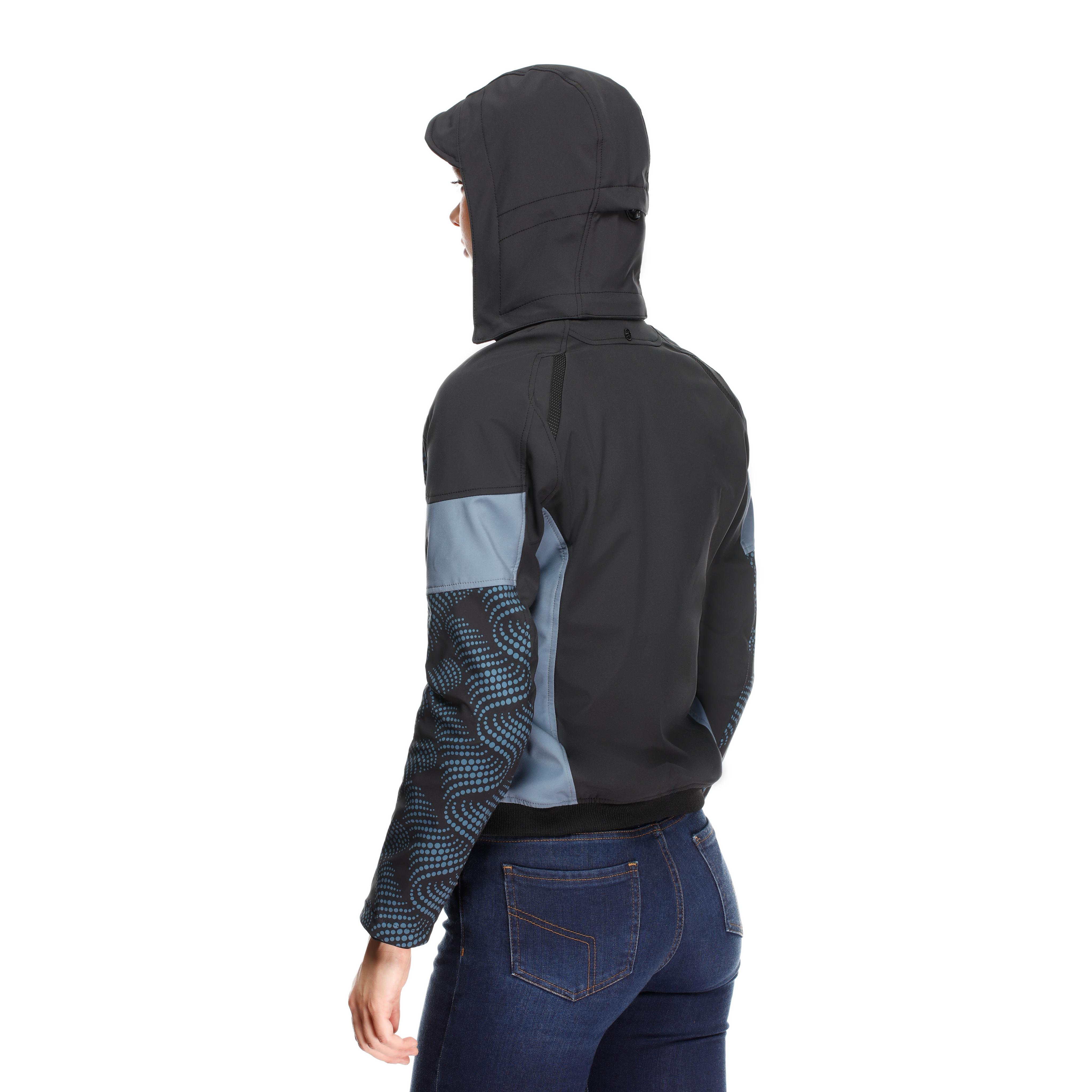 IGNITE 2 - WOMEN'S MOTORCYCLE JACKET - BLACK/BLUE MIRAGE - 11