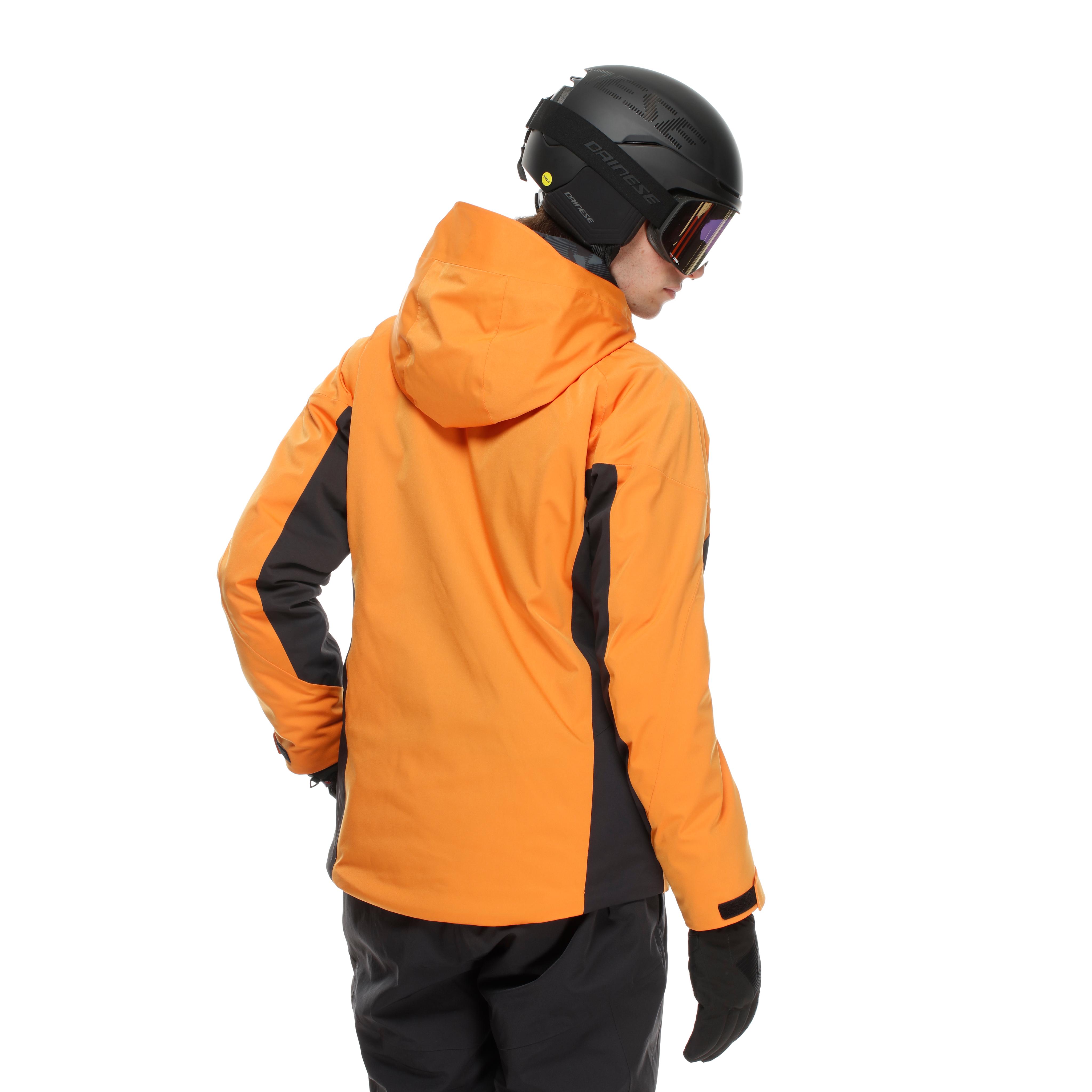 ETRA AEROSENSE-DRY - MEN'S SKI JACKET - ORIOLE ORANGE/STRETCH LIMO - 4
