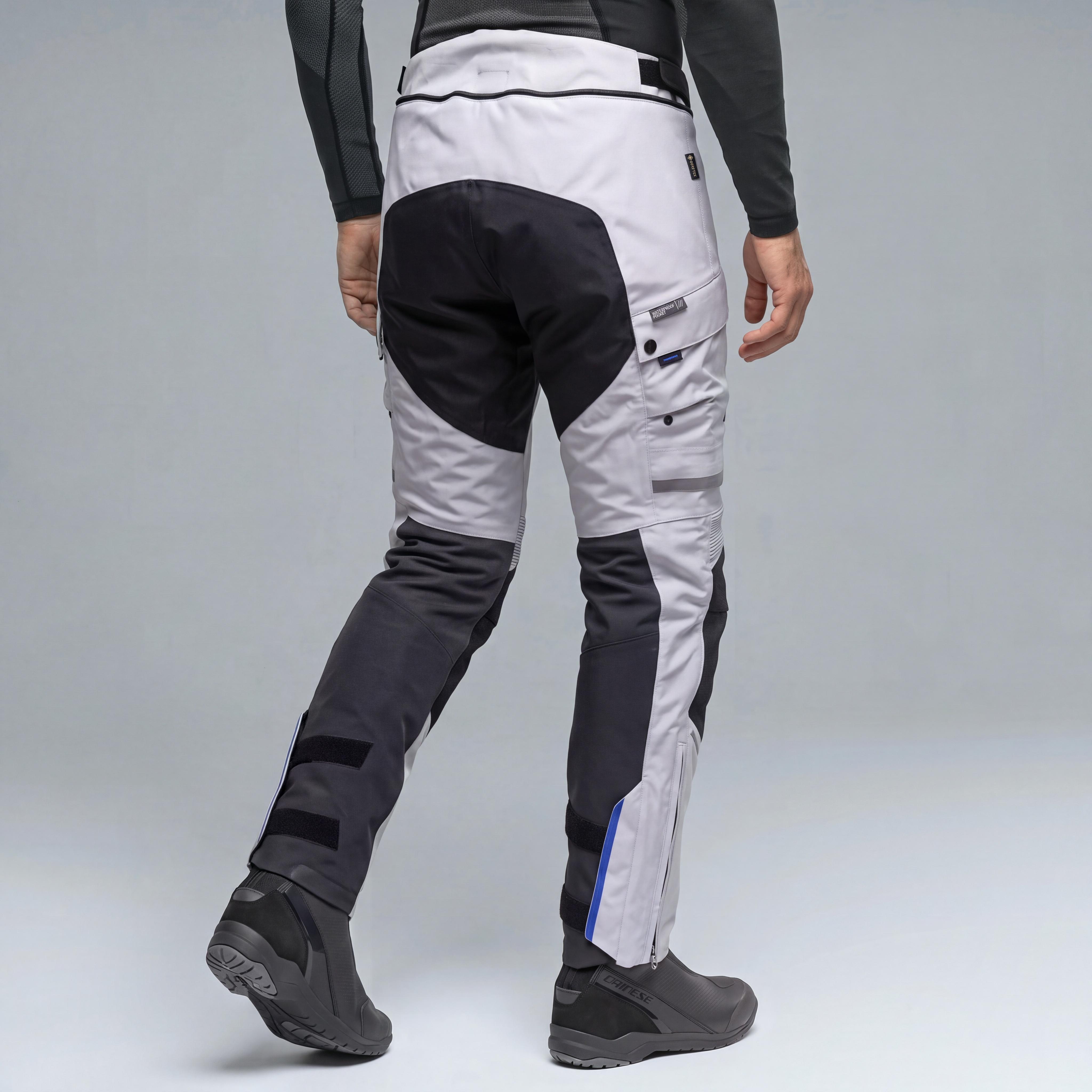 SUPER EXPEDITION - GORE-TEX MOTORCYCLE PANTS MEN - LIGHT-GREY/BLUE - 4