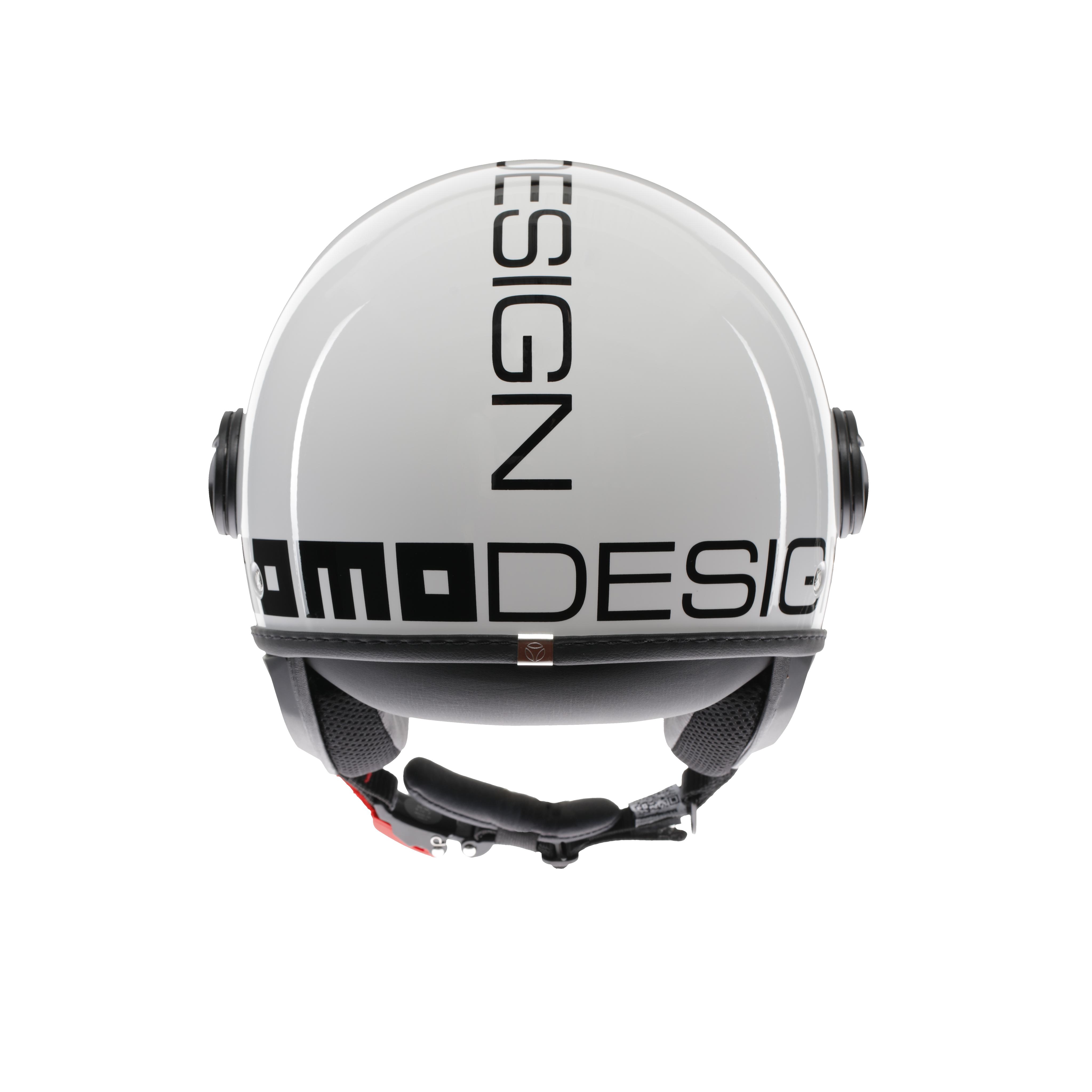 MOMODESIGN FGTR CLASSIC WEISS / SCHWARZ - JET-HELM MIT VISIER E2206 -  - 5
