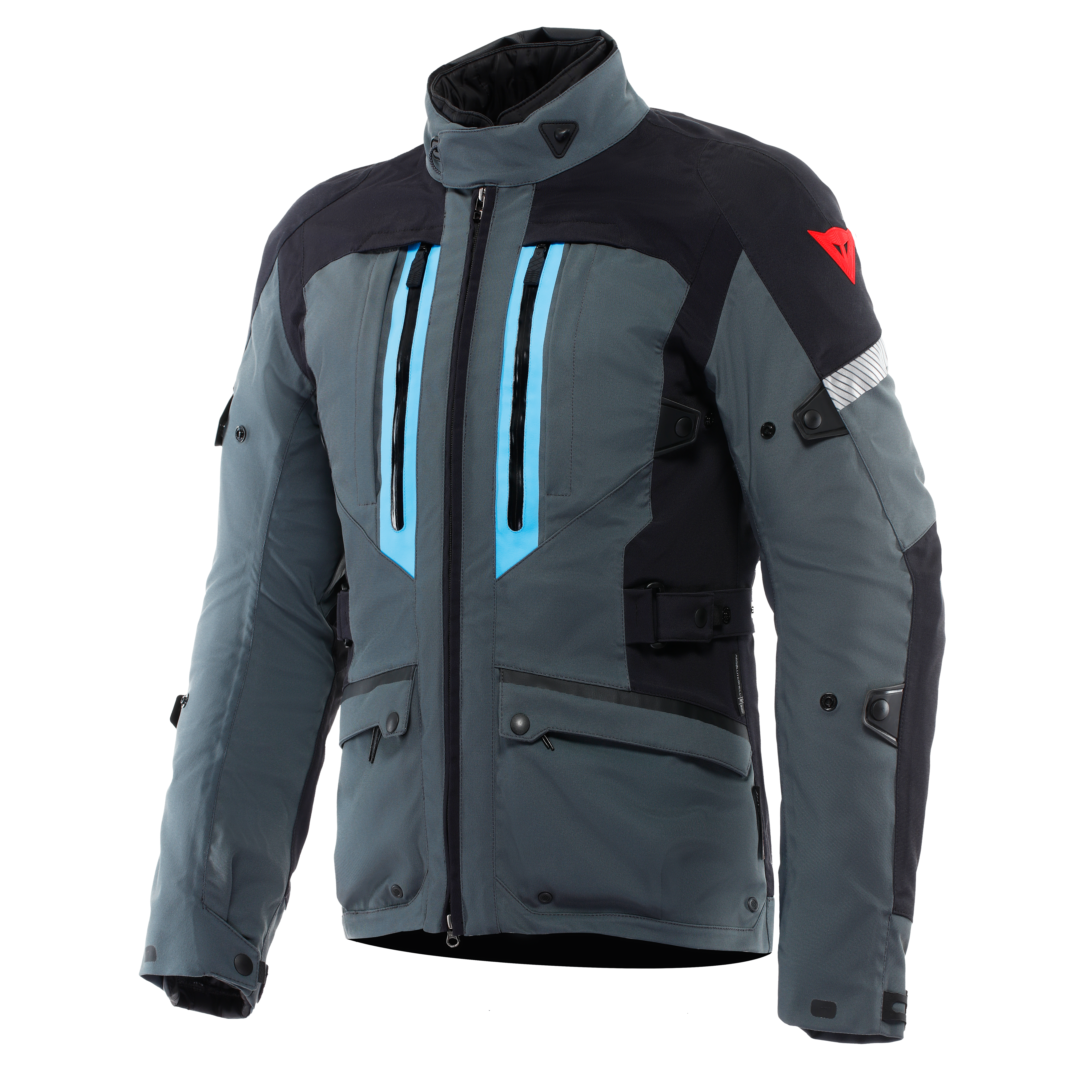 MANGEN ABS&Oslash;LUTESHELL&trade; PRO - MEN TOURING MOTORCYCLE JACKET - EBONY/BLACK - 1