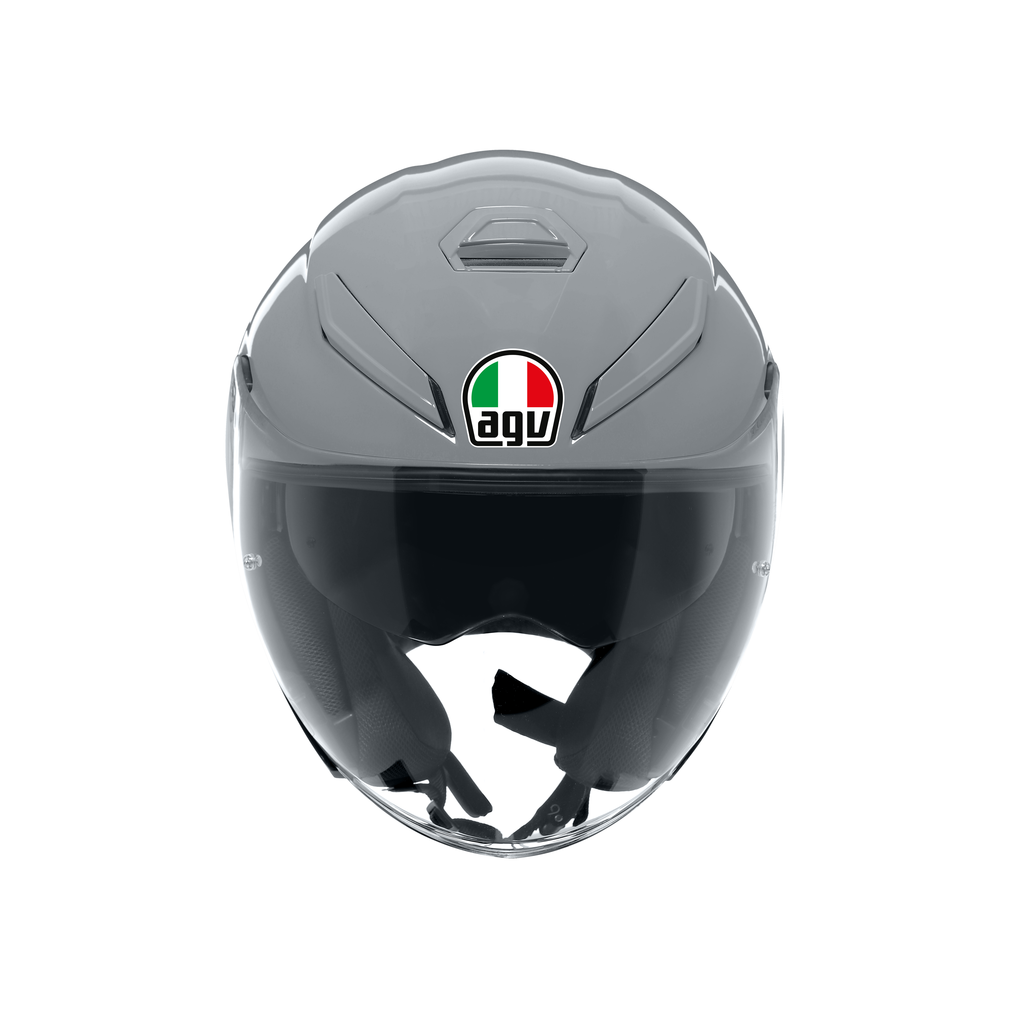 K5 JET EVO MONO NARDO GREY - MOTORBIKE OPEN FACE HELMET E2206 | AGV