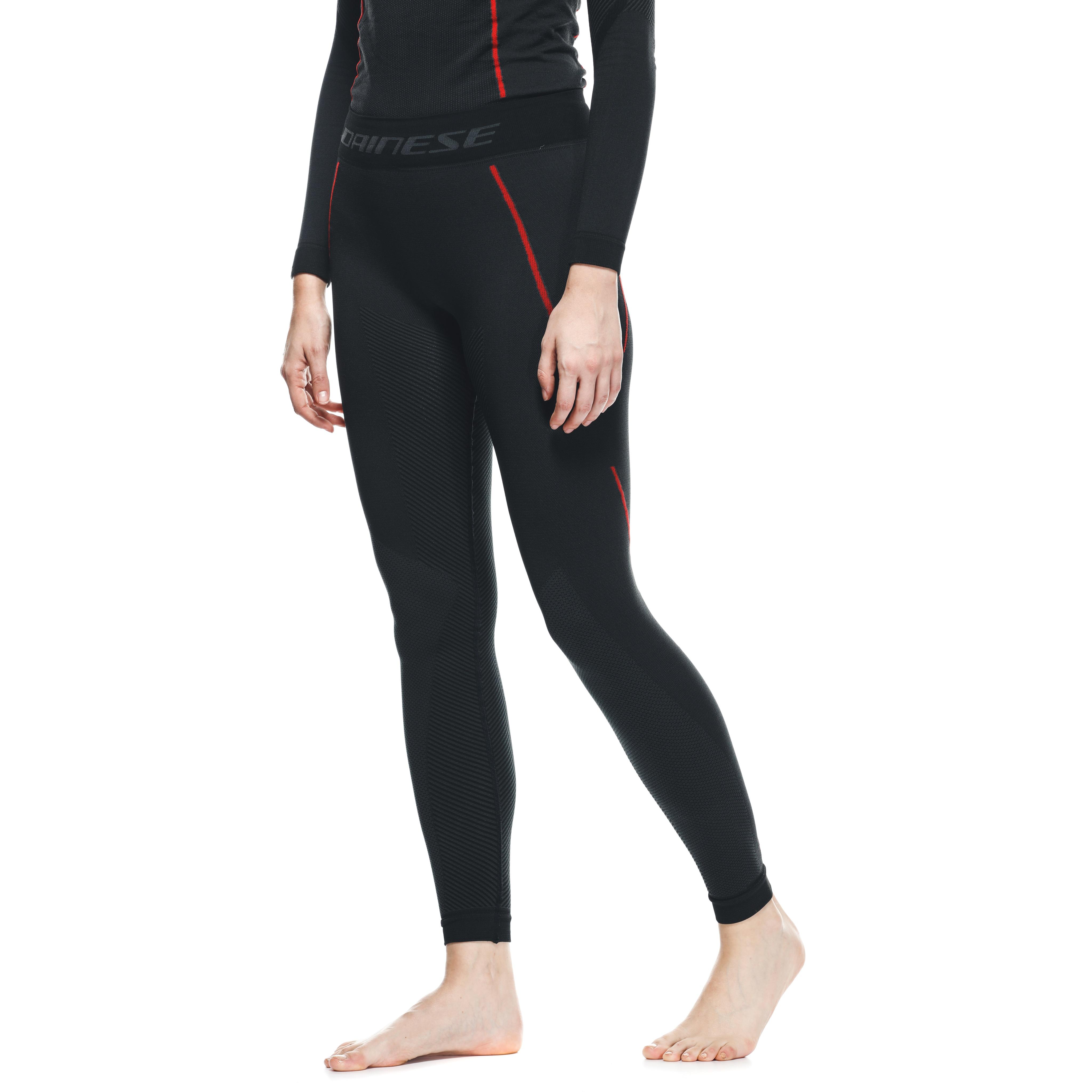 THERMAL MOTORCYCLE UNDERSHORTS WOMEN - MID LAYER WINTER - BLACK/RED - 2
