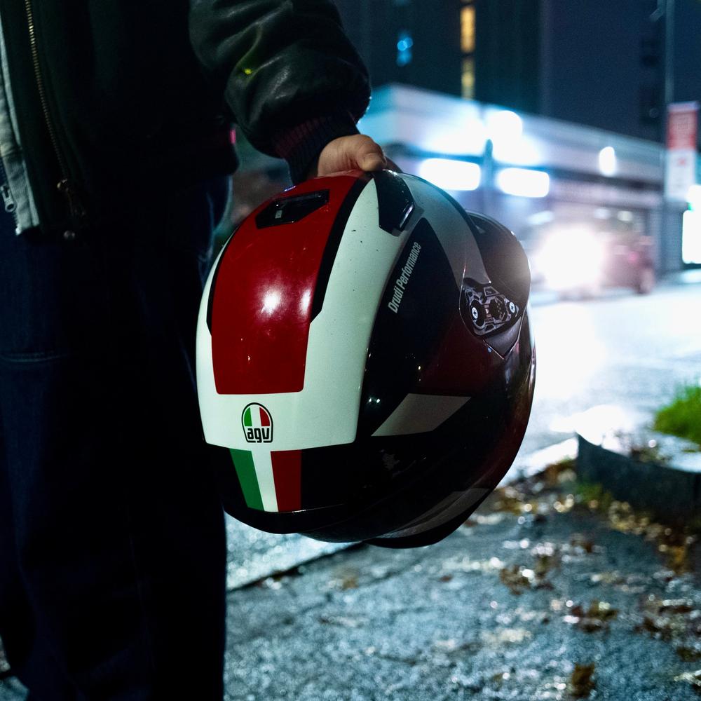 Der AGV-Helm, der mir das Leben gerettet hat