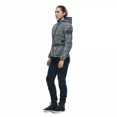 CENTRALE ABSØLUTESHELL™ PRO - DAMES WATERDICHTE MOTORFIETSJAS - LONDON FOG CAMO DOTS - 4