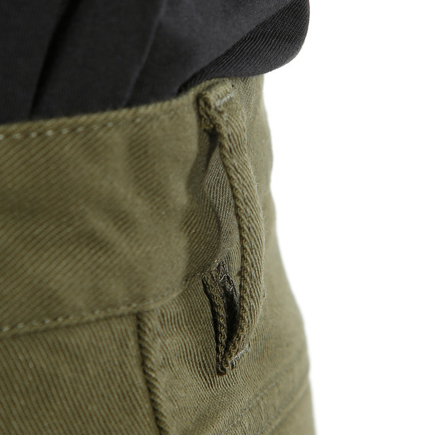 classic-slim-pantaloni-moto-in-tessuto-uomo-olive image number 6