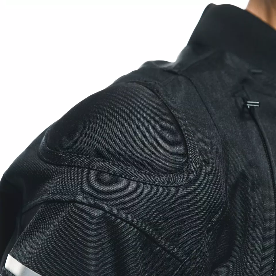 AVRO 5 TEX - MEN'S MOTORCYCLE JACKET IN FABRIC - BLACK/BLACK/BLACK - 11