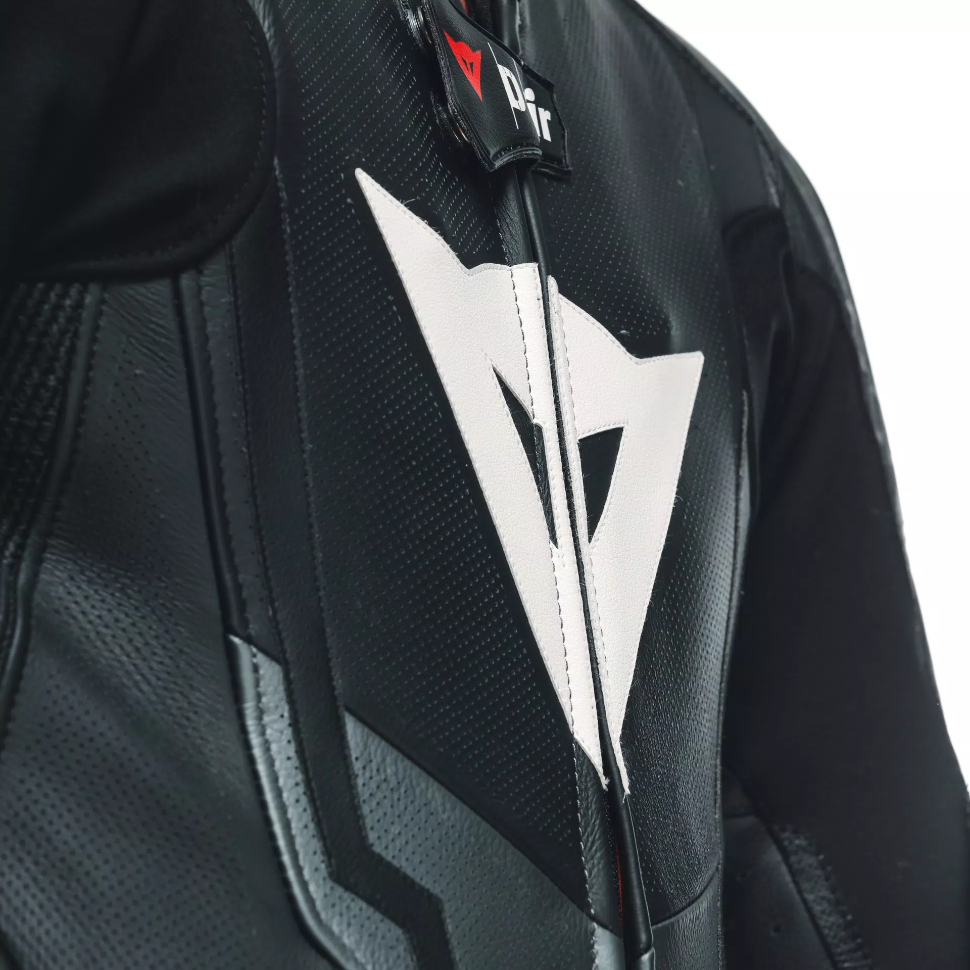 MISANO 3 D-AIR&reg; - MEN'S 1-PIECE MOTORCYCLE PERFORATED LEATHER SUIT WITH AIRBAG