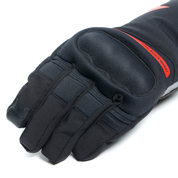 avila-unisex-d-dry-gloves-black-red image number 6
