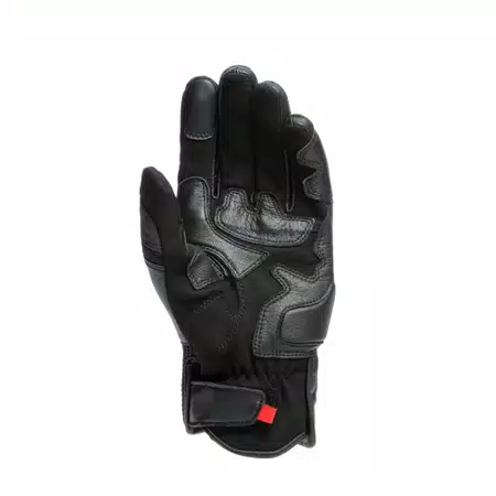 MIG 3 - UNISEX MOTORCYCLE LEATHER GLOVES - BLACK/BLACK - 3