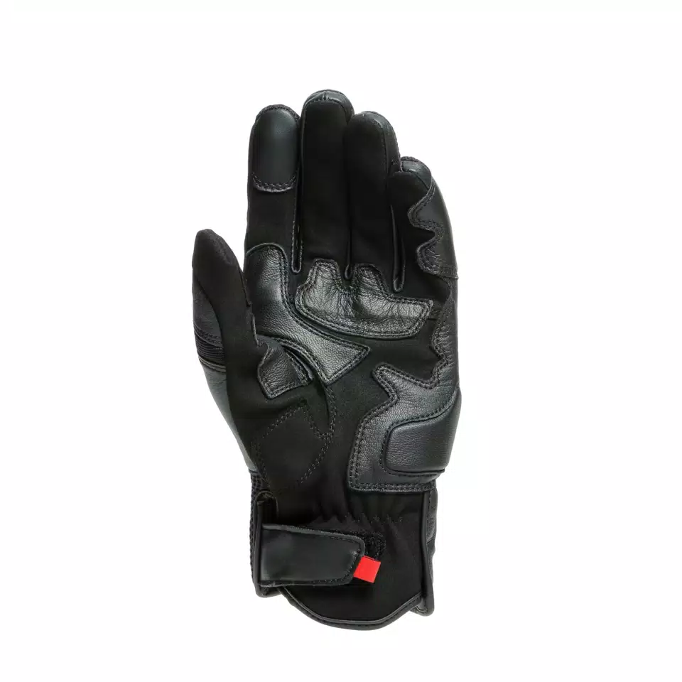 MIG 3 - UNISEX MOTORCYCLE LEATHER GLOVES - BLACK/BLACK - 3
