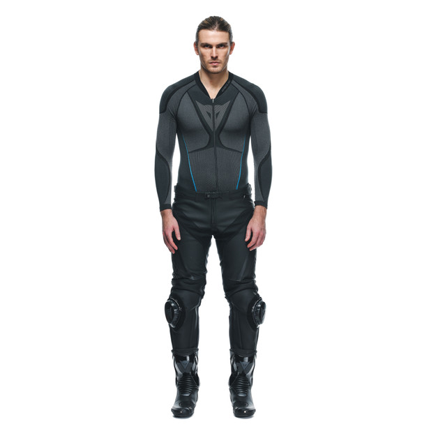 delta-4-pantaloni-moto-in-pelle-uomo-black-black image number 2