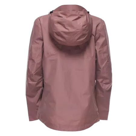 HGC SHELL LIGHT - WOMEN'S WATERPROOF BIKE JACKET - ROSE-TAUPE - 2