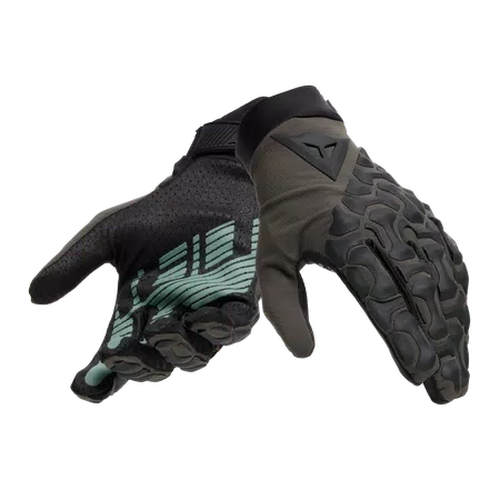 HGR EXT - UNISEX FIETSHANDSCHOENEN - BLACK/MILITARY-GREEN - 5