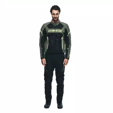 DRAKE 2 SUPER AIR - HEREN MOTORFIETSBROEK VOOR DE ZOMER IN STOF - BLACK/BLACK - 3