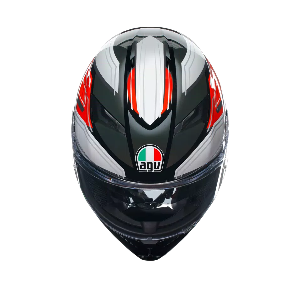 Full Face Helmet K3 DOT(E2206) - WING BLACK/ITALY | AGV