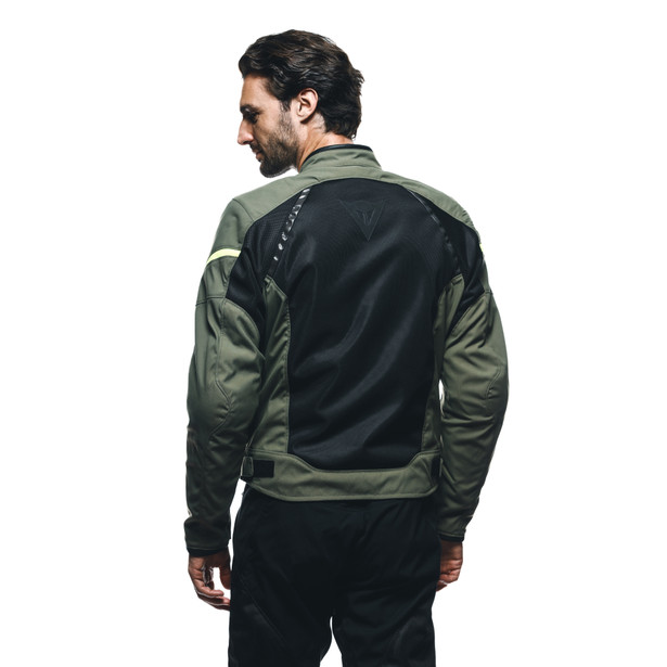 air-frame-3-tex-giacca-moto-estiva-in-tessuto-uomo-army-green-black-fluo-yellow image number 5