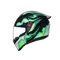 K1 S KRIPTON BLACK/GREEN - CASCO MOTO INTEGRALE E2206