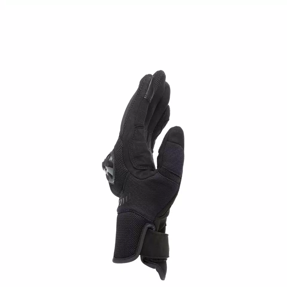 MIG 3 AIR - MEN'S MOTORCYCLE TEXTILE SUMMER GLOVES - BLACK/BLACK - 2