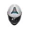 TOURMODULAR FREQUENCY LIGHT GREY/BLUE - MOTORBIKE FLIP UP HELMET E2206