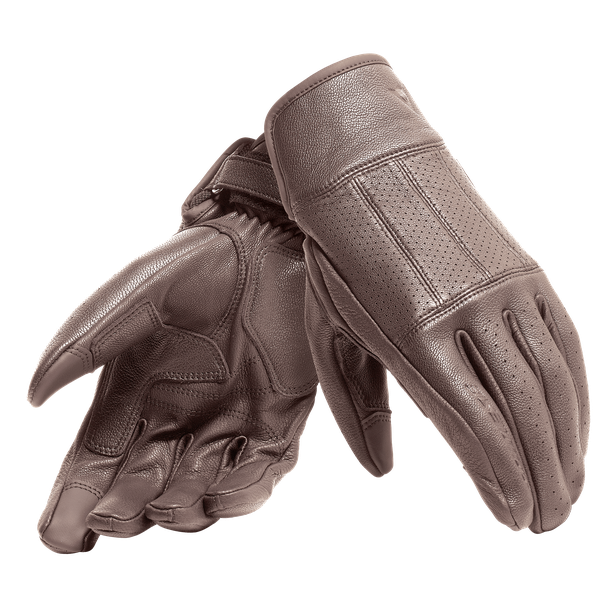 HI-JACK UNISEX GLOVES DARK-BROWN- Leather