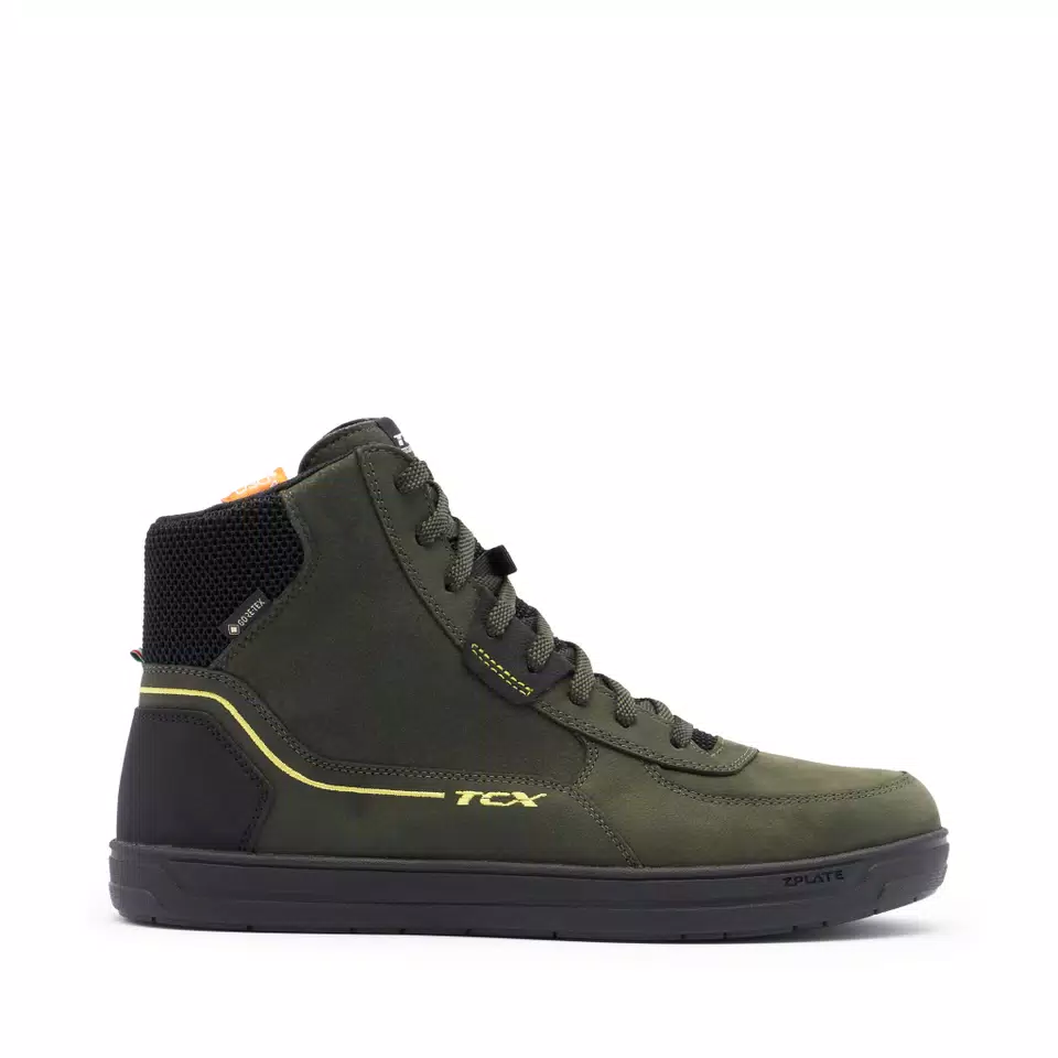 MOOD 2 GORE-TEX® SNEAKER MOTO IMPERMEABILI UOMO - VERDE/NERO/GIALLO -  - 2