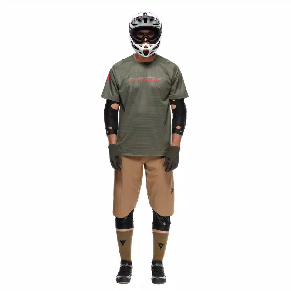 HG AER JERSEY SS - MEN'S SHORT SLEEVE BIKE T-SHIRT - GREEN/RED - 3