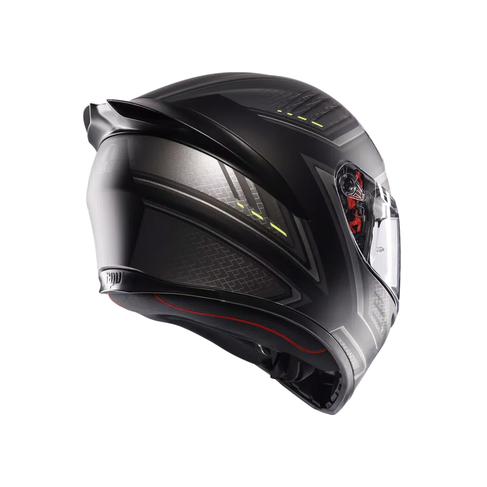 K1 S SLING MATT BLACK/GREY - MOTORBIKE FULL FACE HELMET E2206 K1 S SLING MATT BLACK/GREY - MOTORBIKE FULL FACE HELMET E2206
