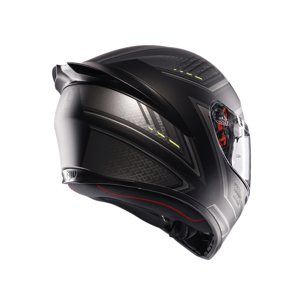 k1-s-sling-matt-black-grey-motorbike-full-face-helmet-e2206 image number 5
